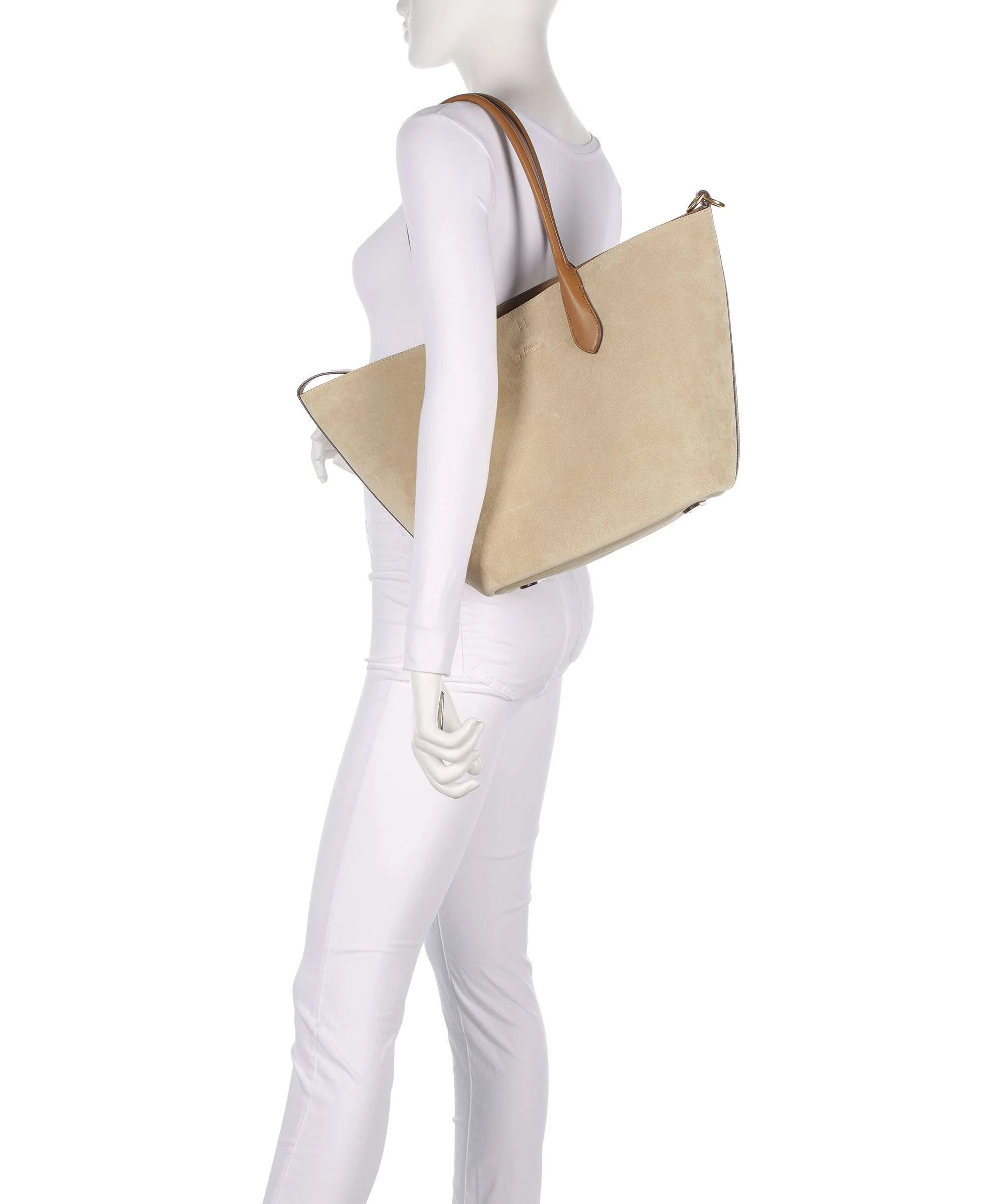 Polo Ralph Lauren Bellport Medium Tote bag cashew/tan - Image 3