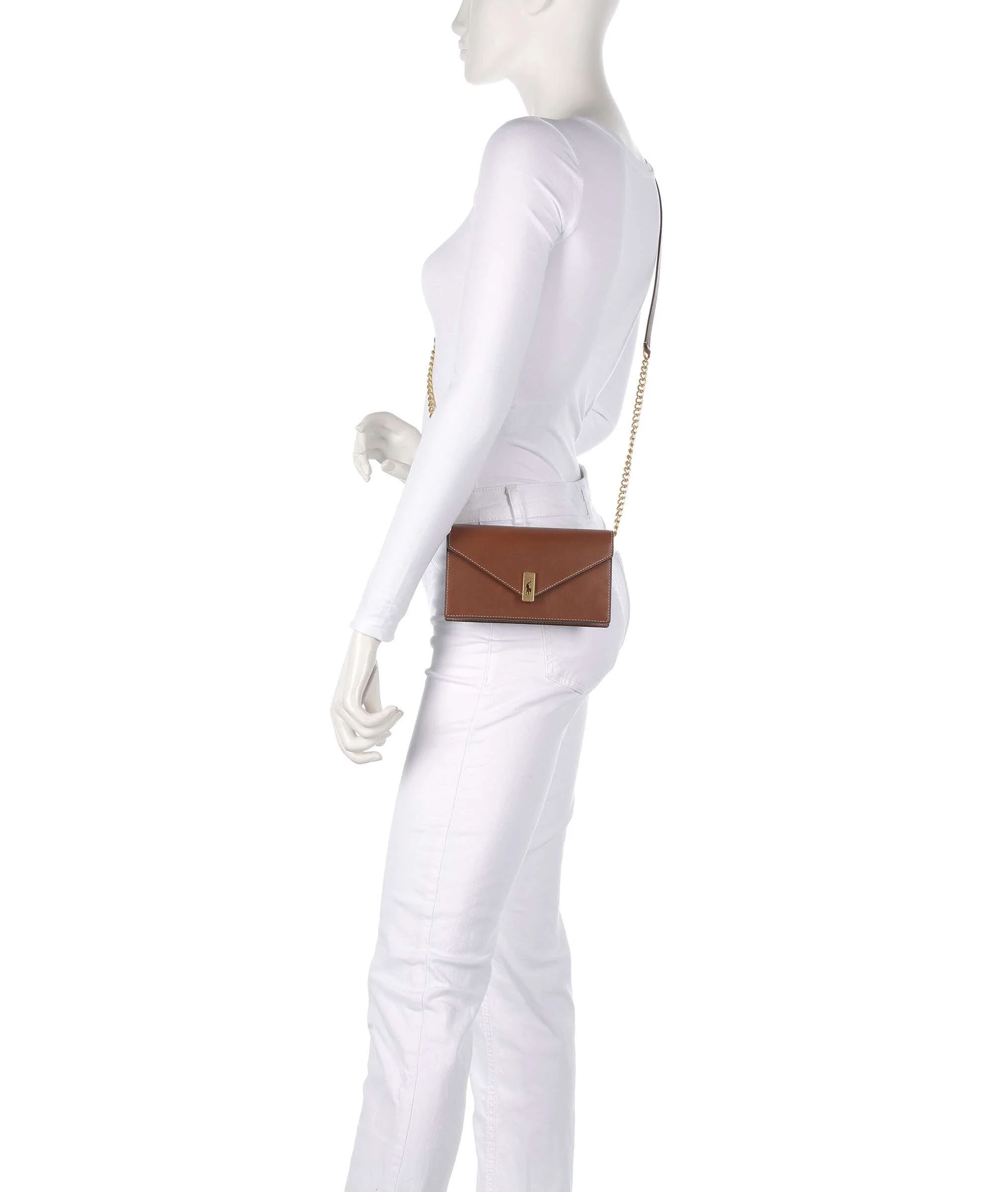 Polo Ralph Lauren ID Collection Small Crossbody bag cuoio - Image 3