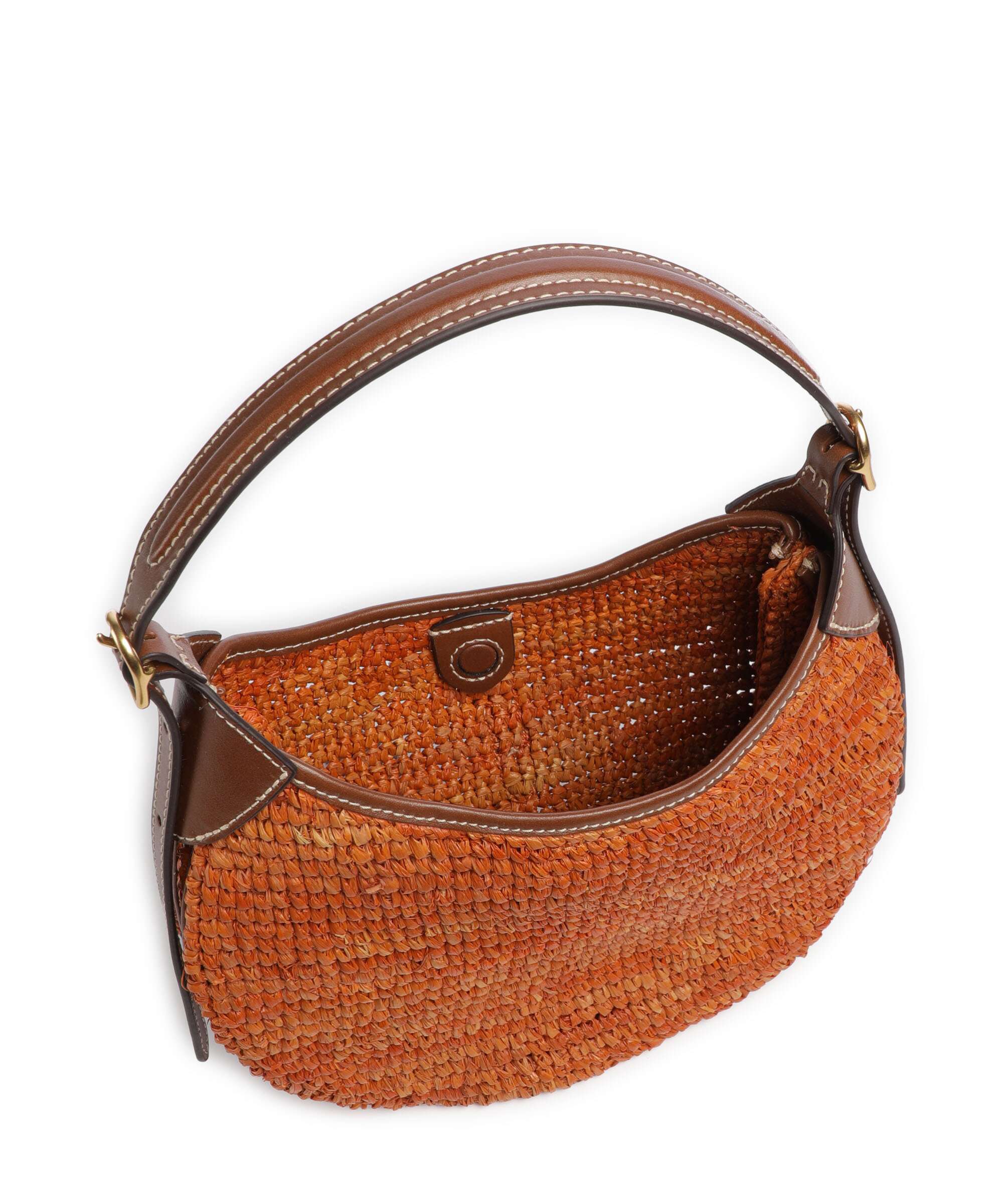 Polo Ralph Lauren ID Collection Small Hobo bag sequoia/cuoio - Image 7