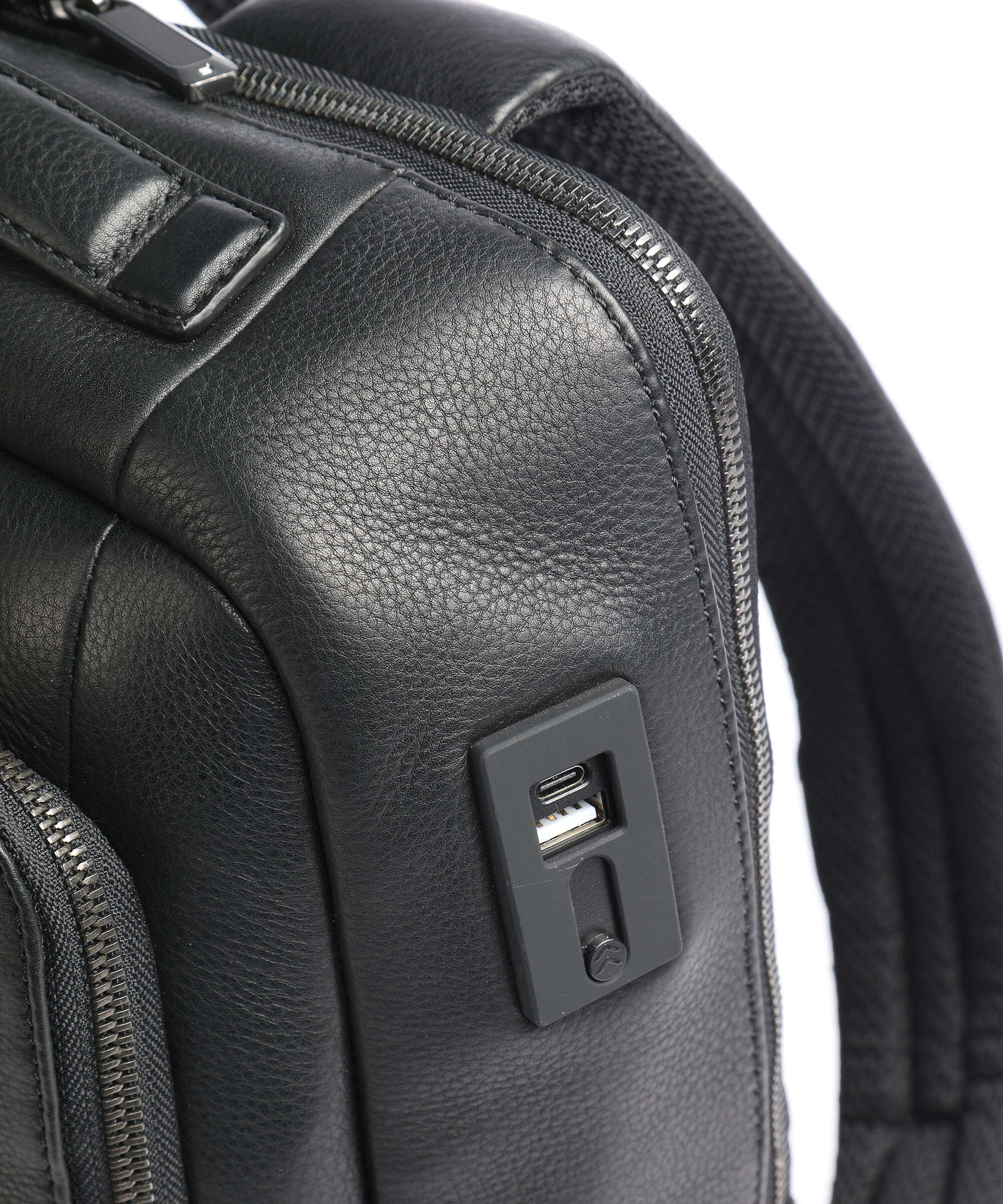Porsche Design Roadster Leather Laptop backpack black - Image 4