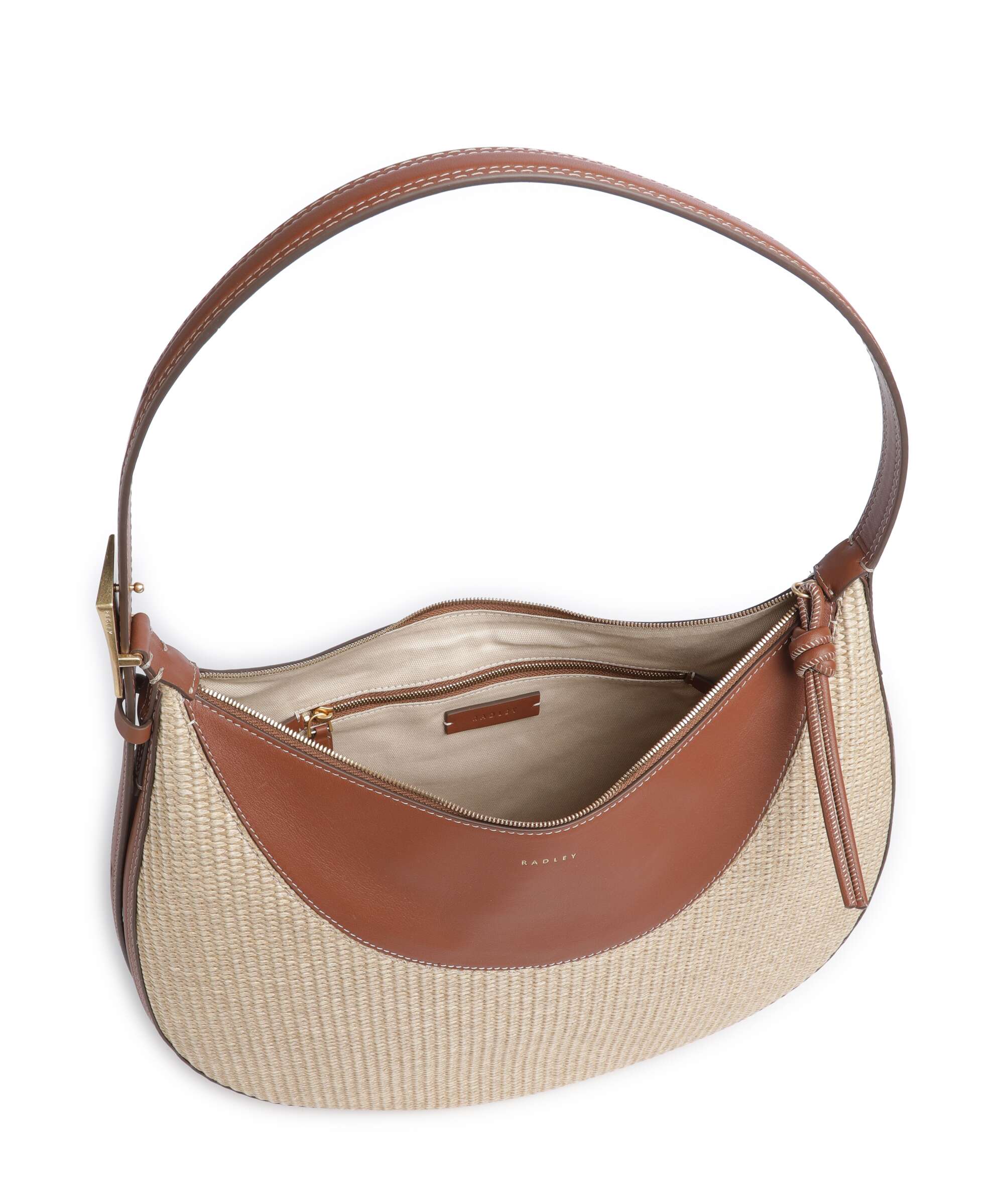 Radley London Bliss Crescent Hobo bag cognac - Image 6