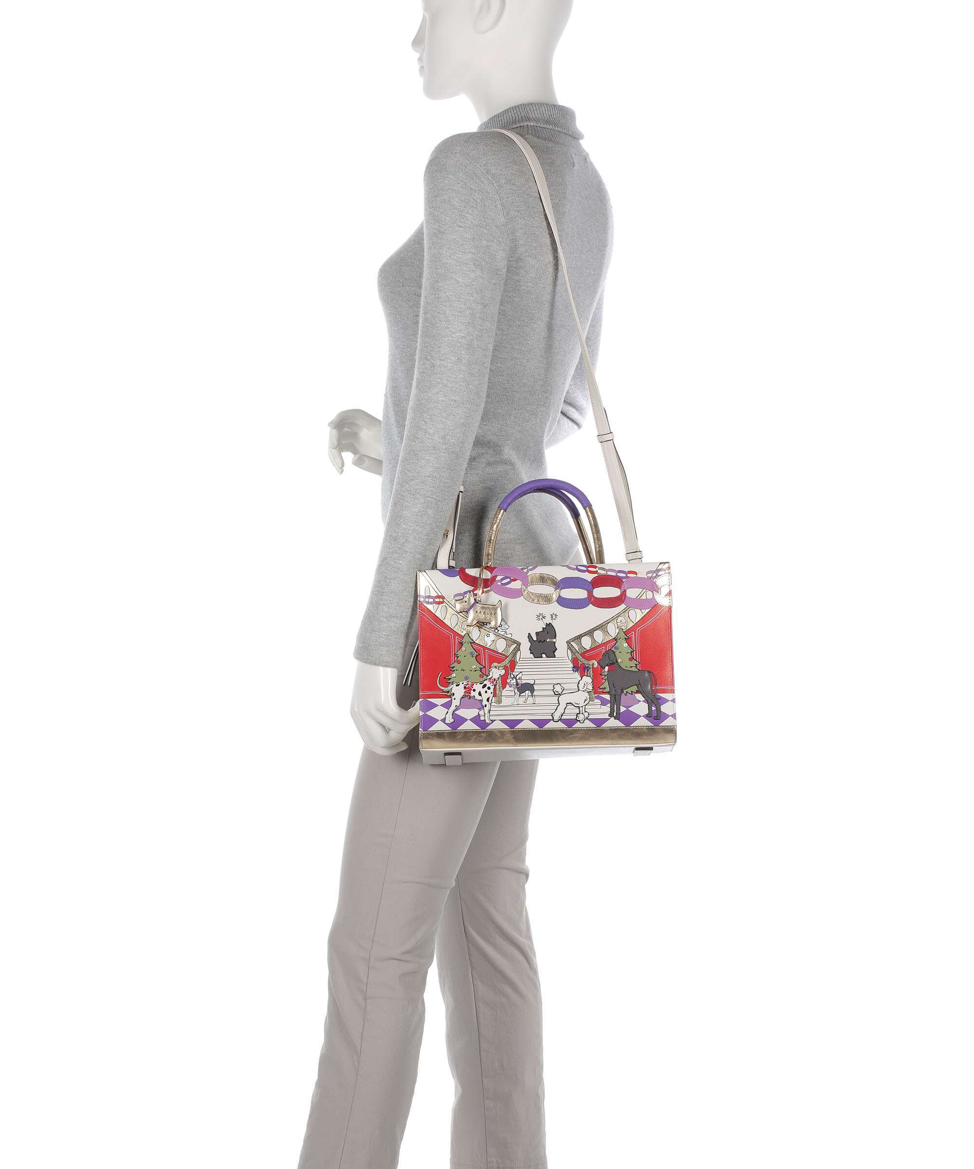Radley London Picture Party Pals Handbag amethyst - Image 4