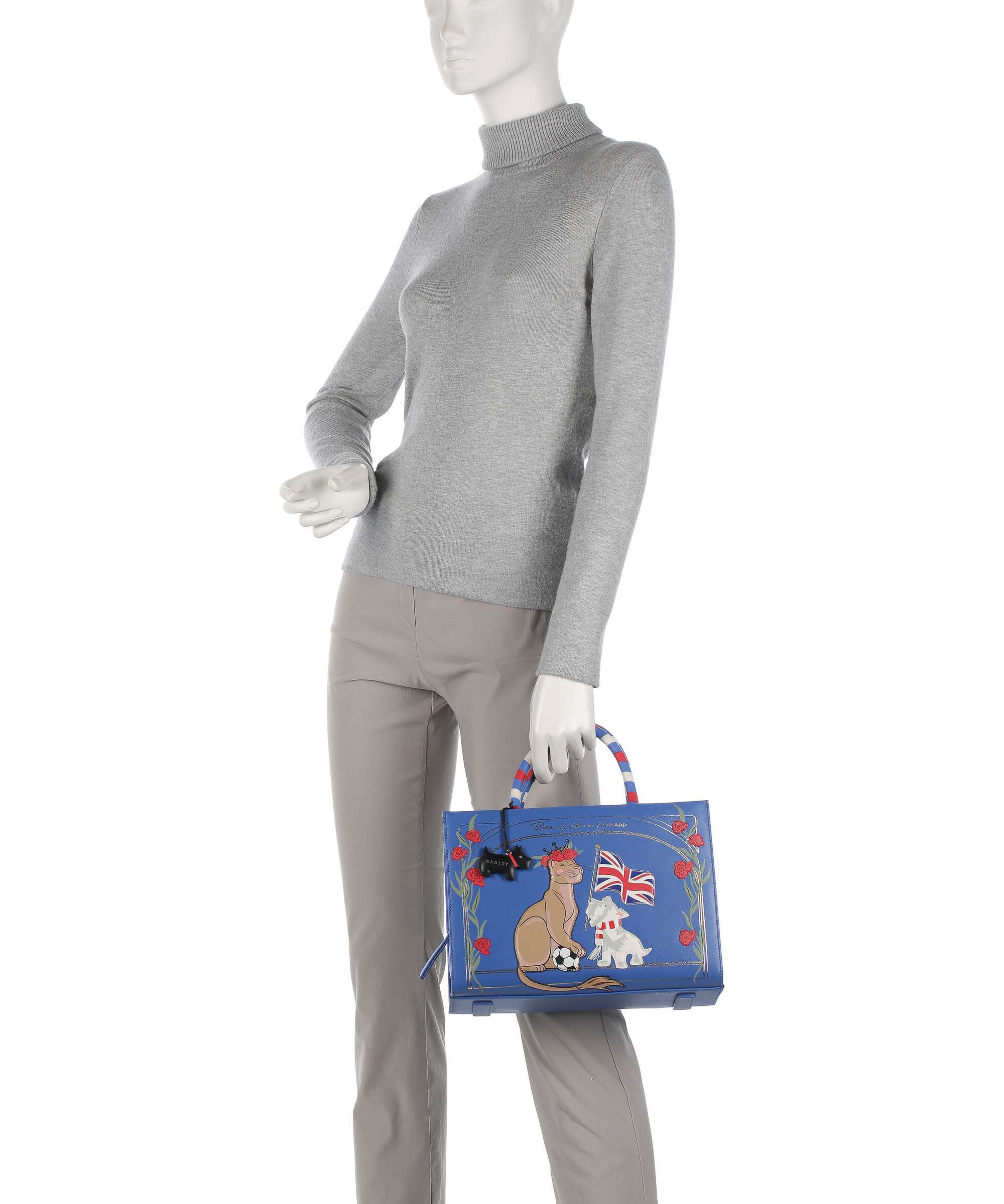 Radley London The World Cup Handbag royal blue - Image 3