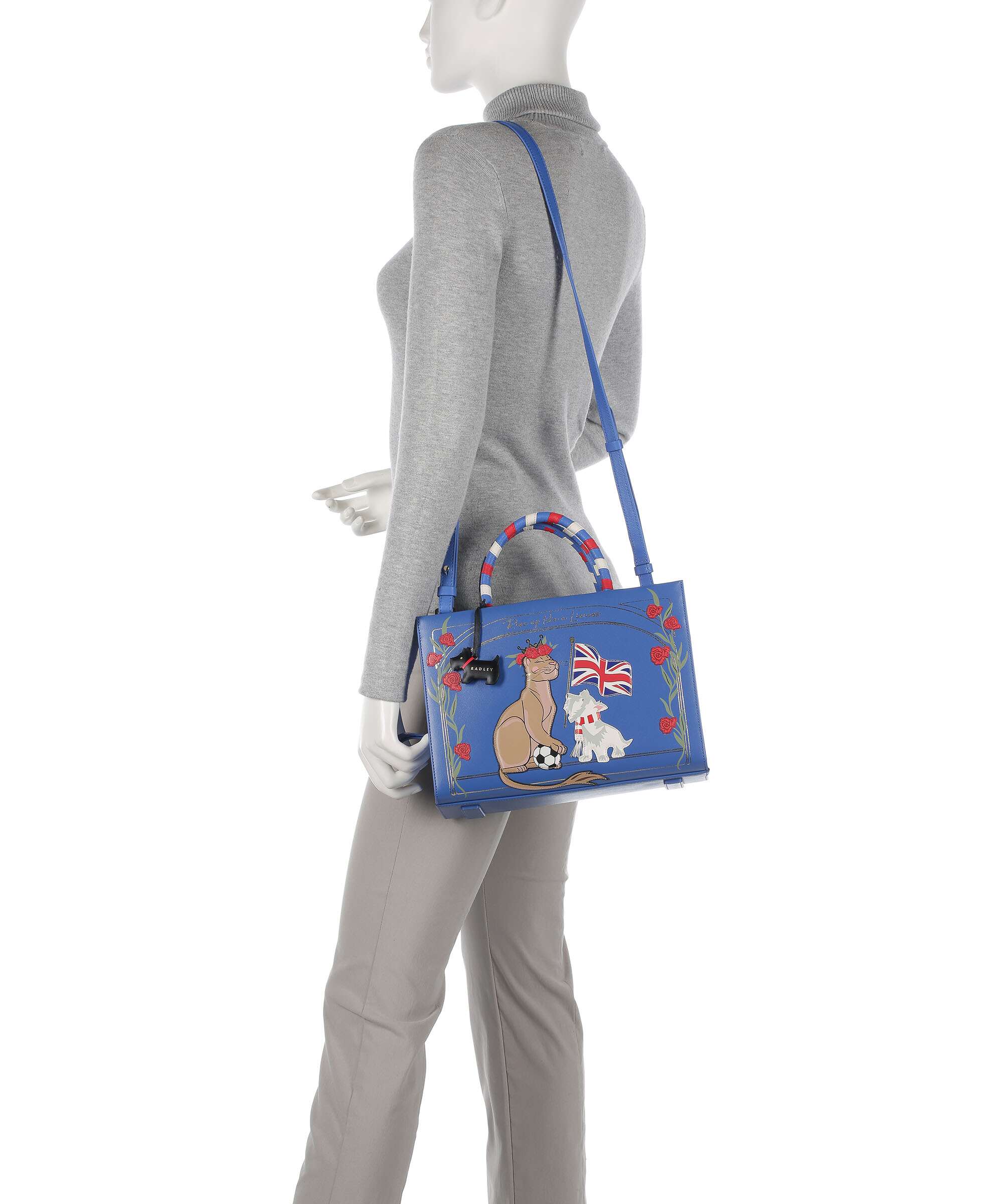 Radley London The World Cup Handbag royal blue - Image 4