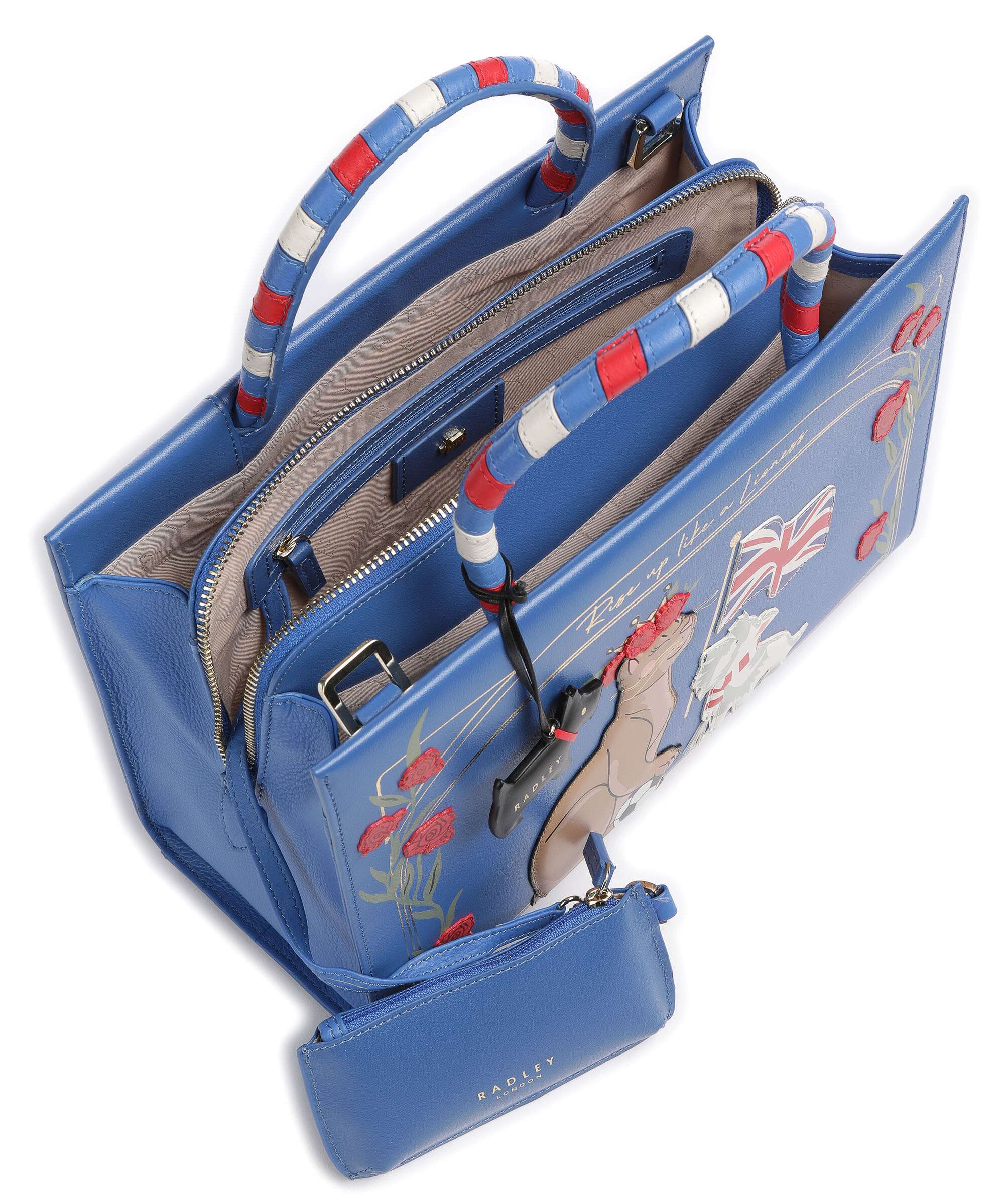 Radley London The World Cup Handbag royal blue - Image 7