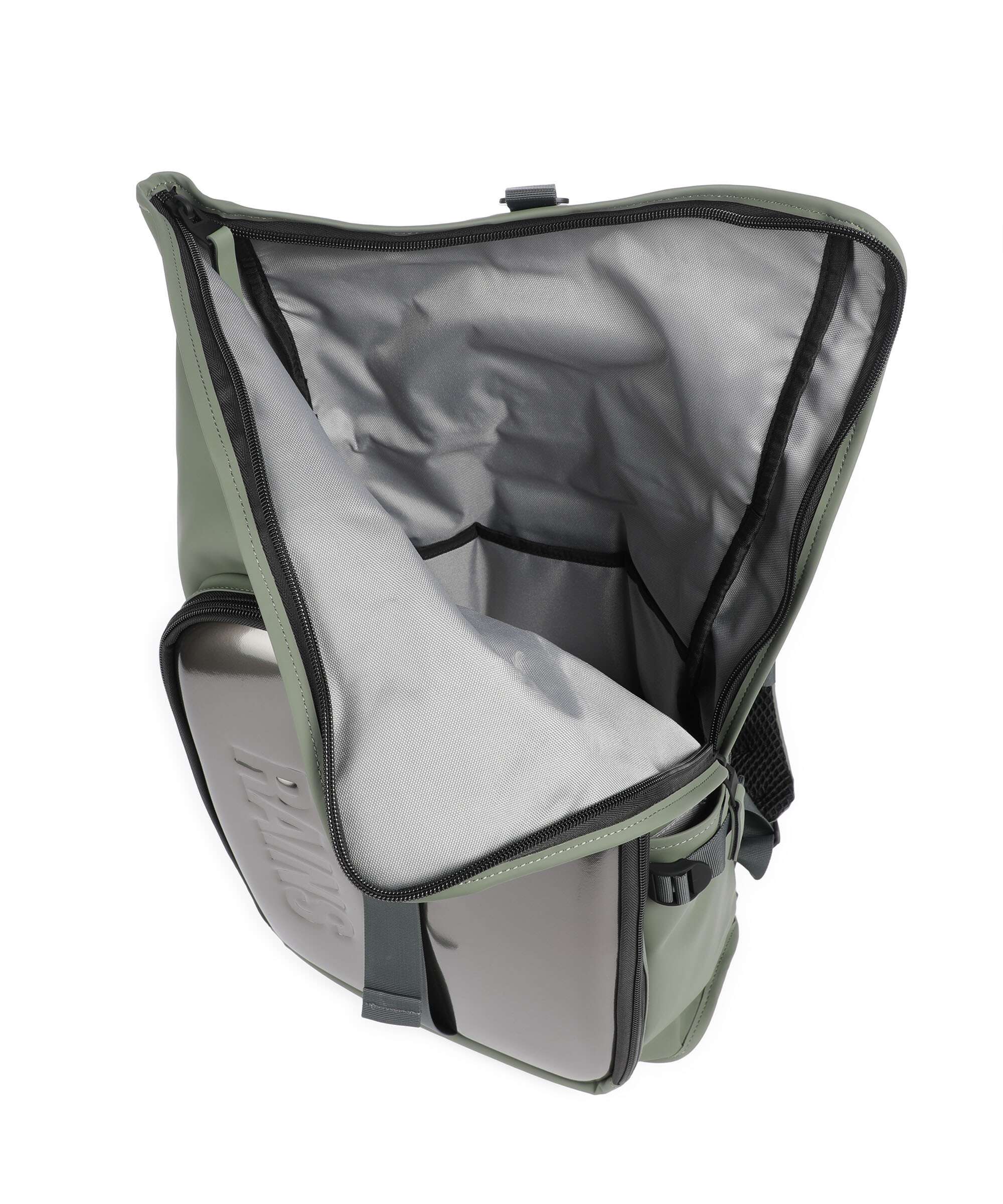 Rains Texel Moulded Rolltop backpack well - Image 7