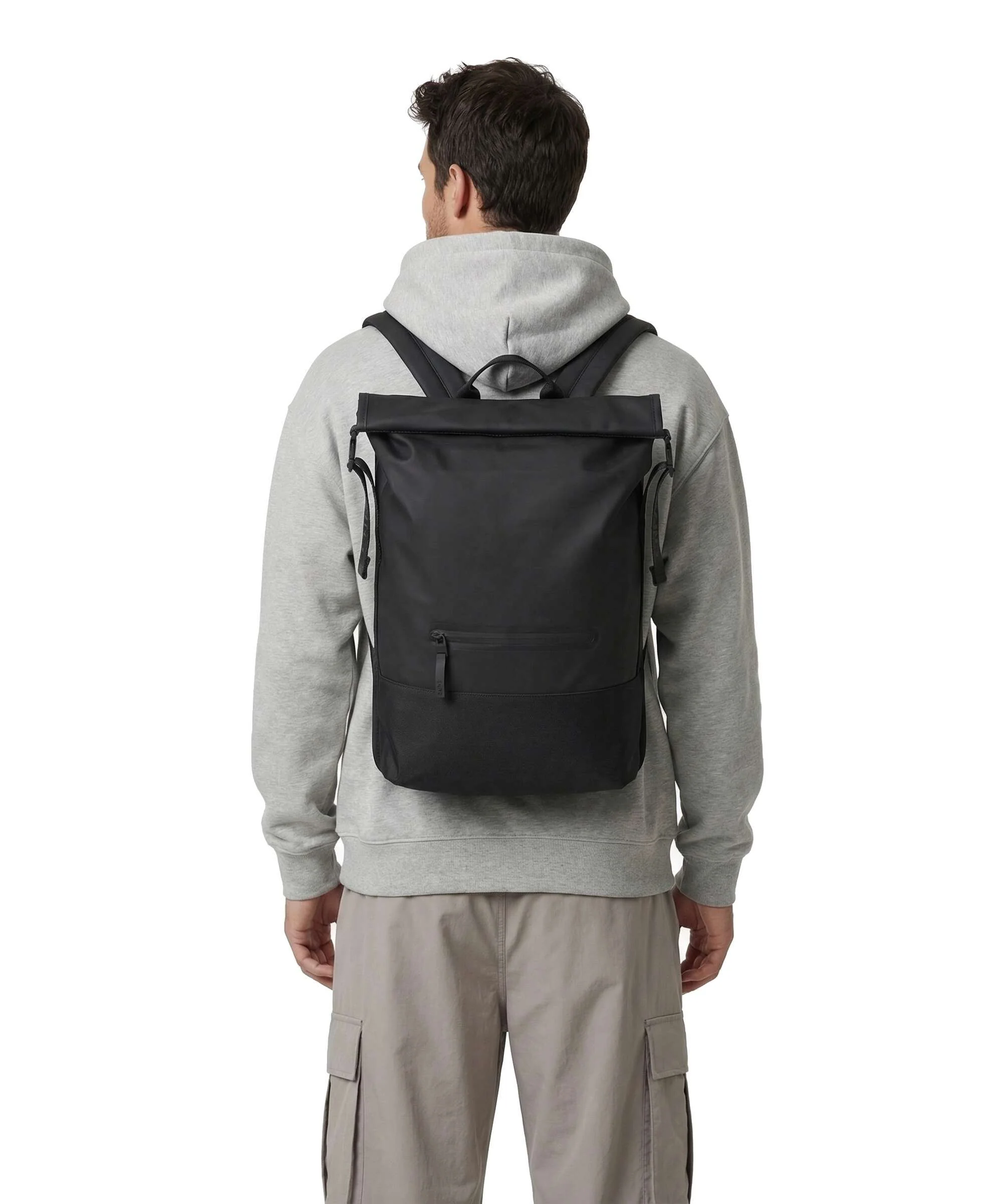 Rains Trail Rolltop backpack black - Image 4