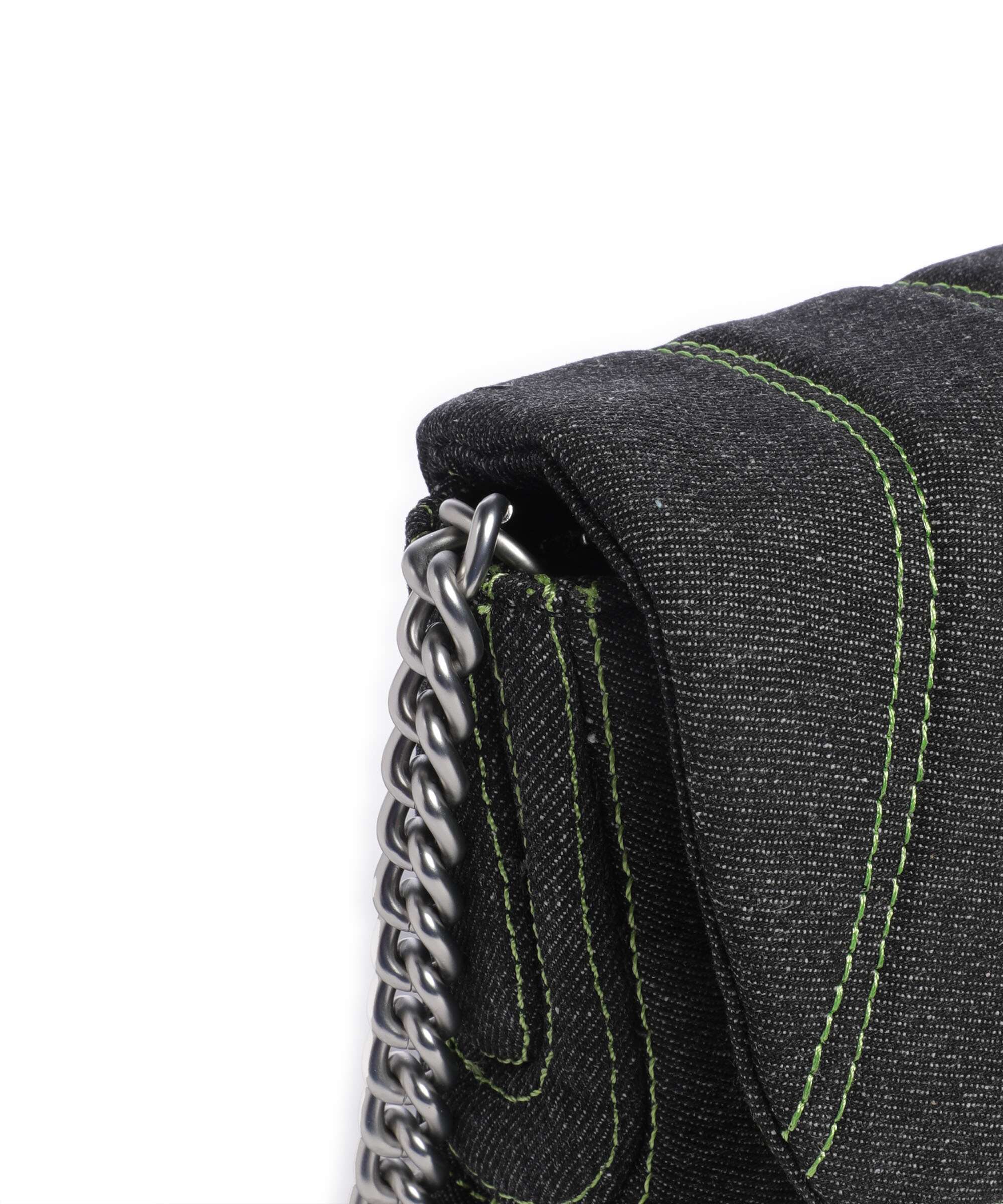 Replay Crossbody bag washed black/green - Image 4