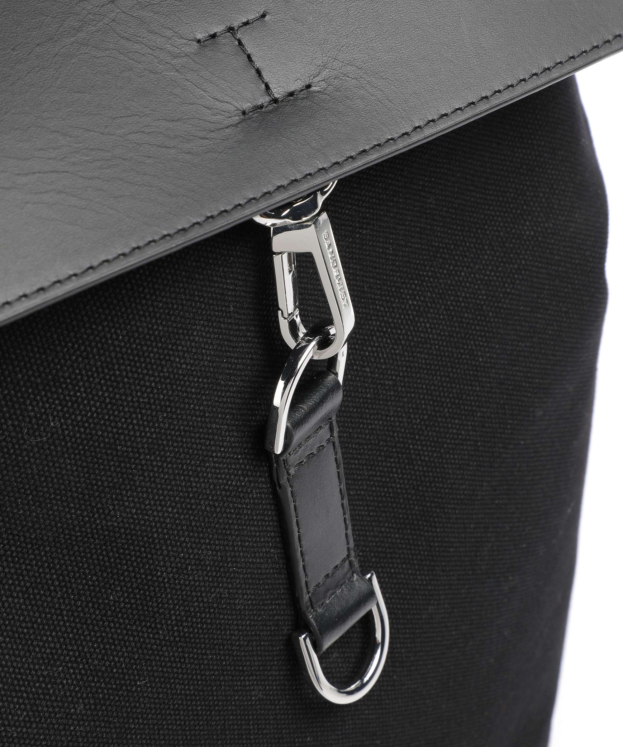 Sandqvist Everyday Originals Alva Metal Hook Backpack black - Image 5