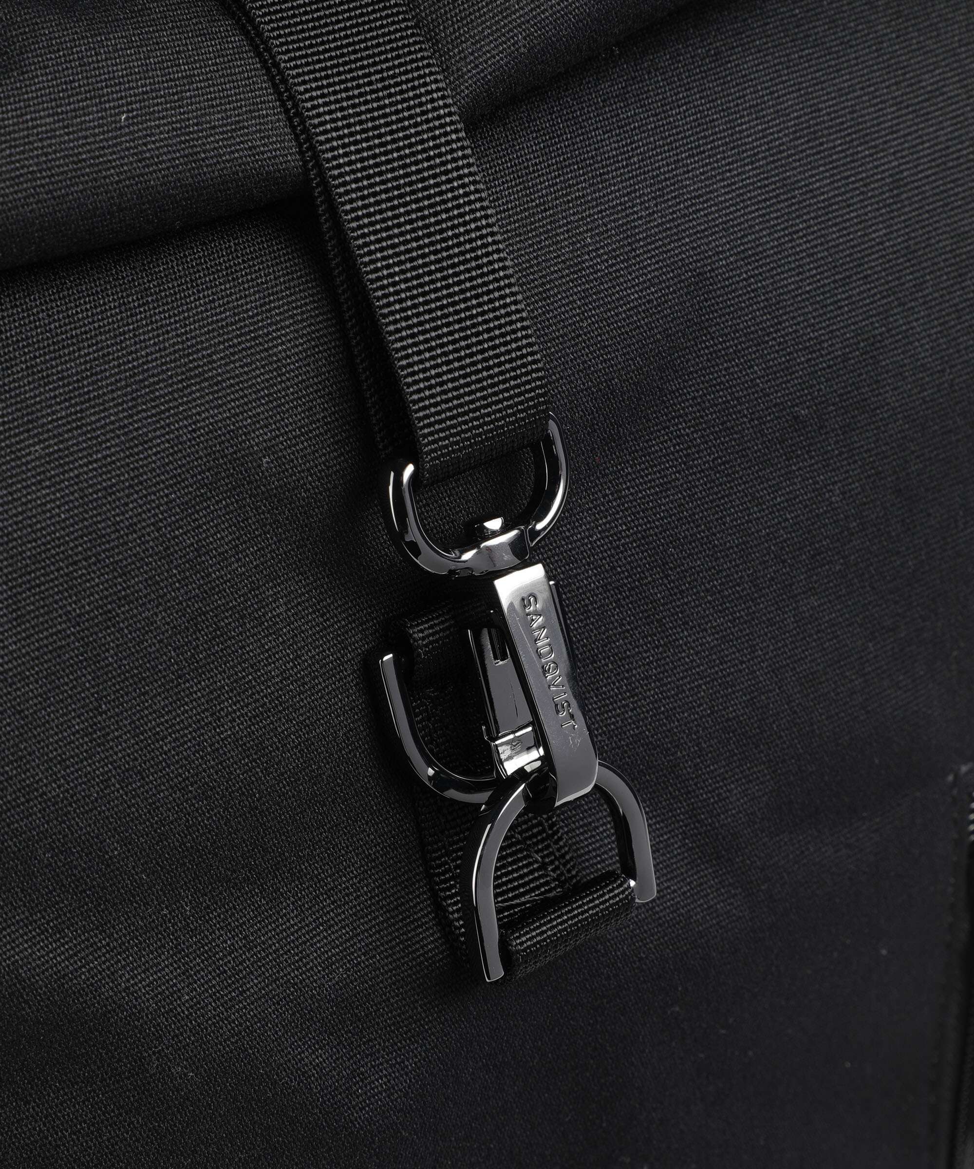 Sandqvist Ground Dante Vegan Rolltop backpack black - Image 5