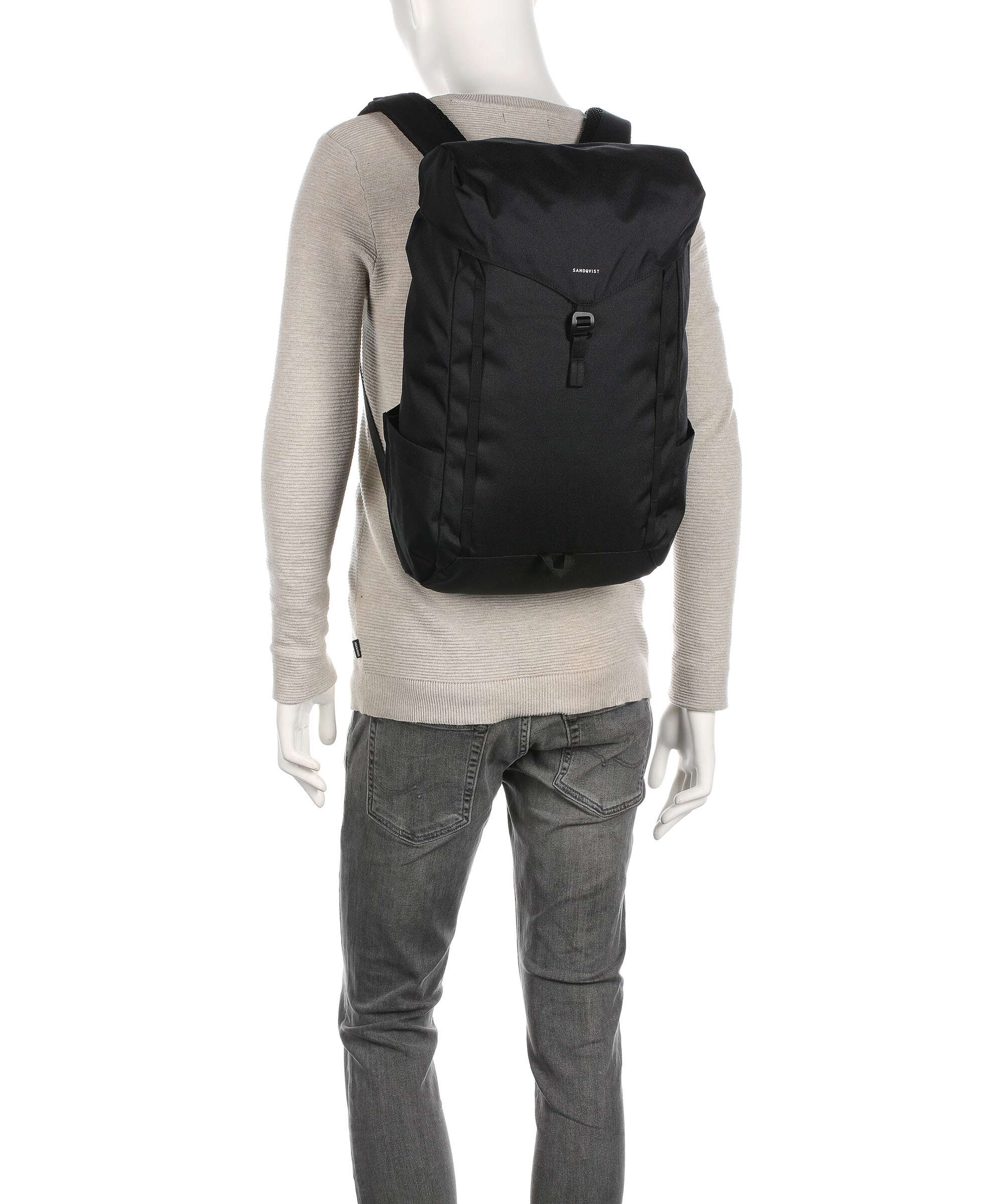 Sandqvist Urban Outdoor Walter Backpack black - Image 4