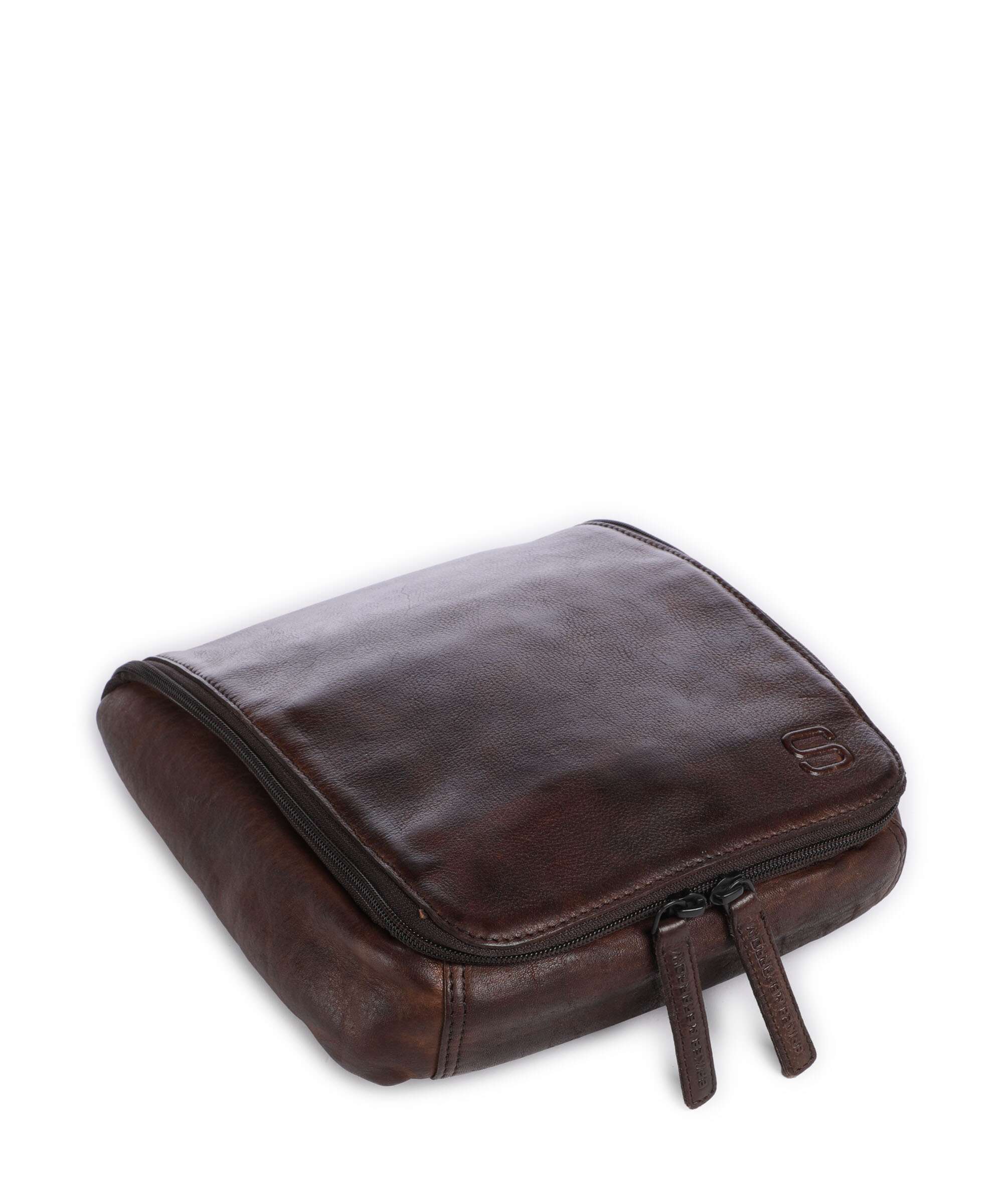 Spikes & Sparrow Apache Midian Toiletry bag dark brown - Image 4