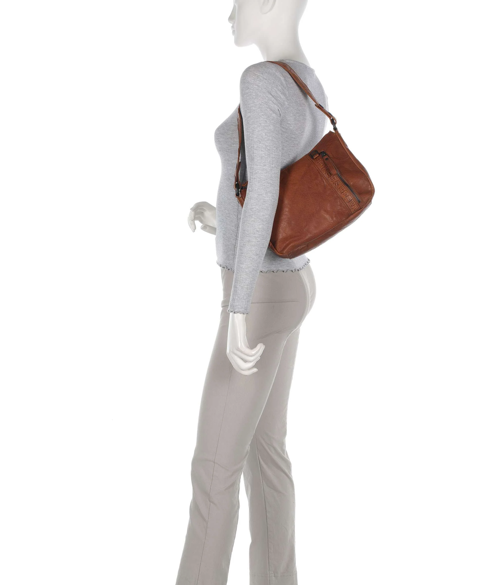 Spikes & Sparrow Bronco Alexi Shoulder bag brandy - Image 3