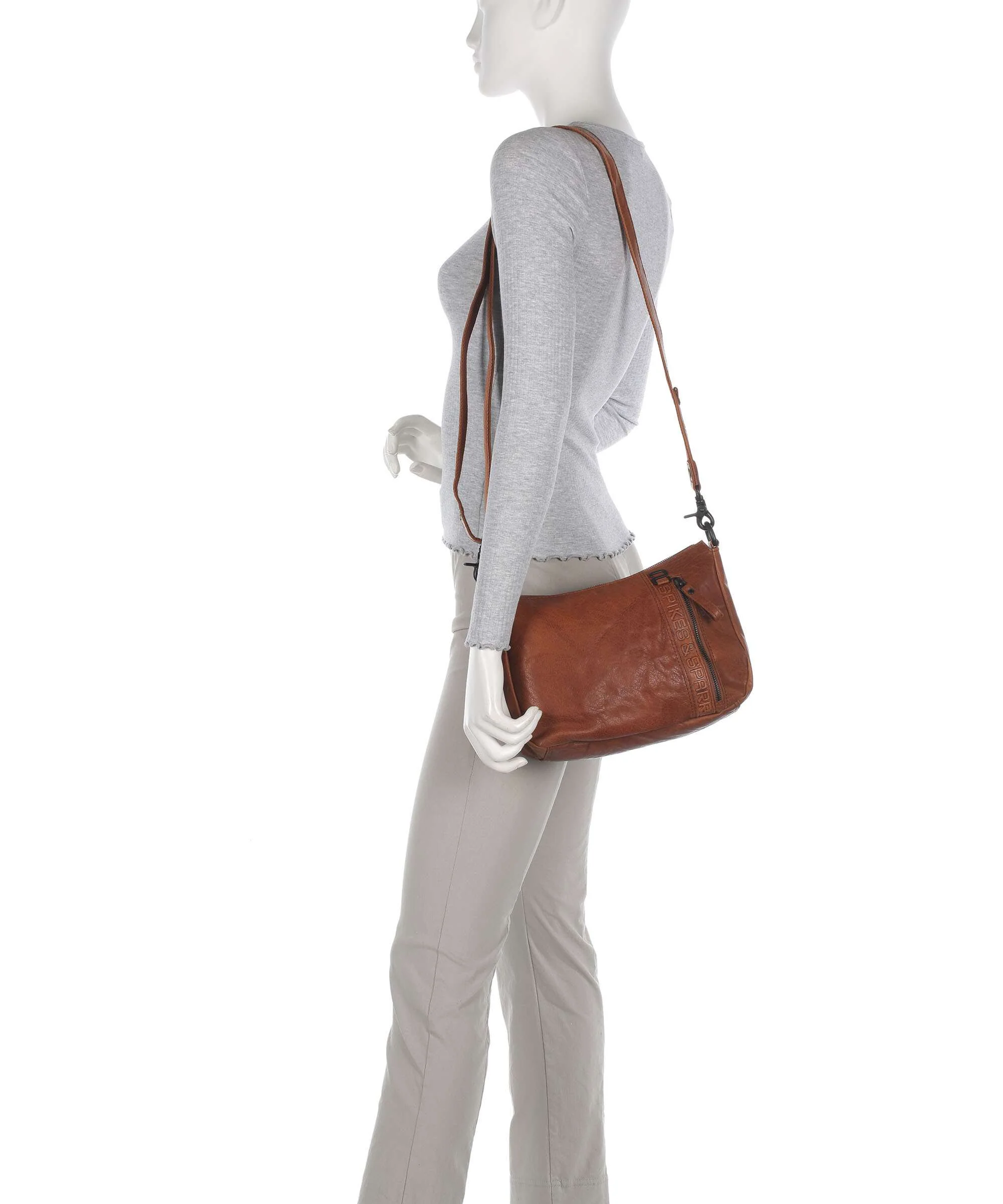 Spikes & Sparrow Bronco Alexi Shoulder bag brandy - Image 4
