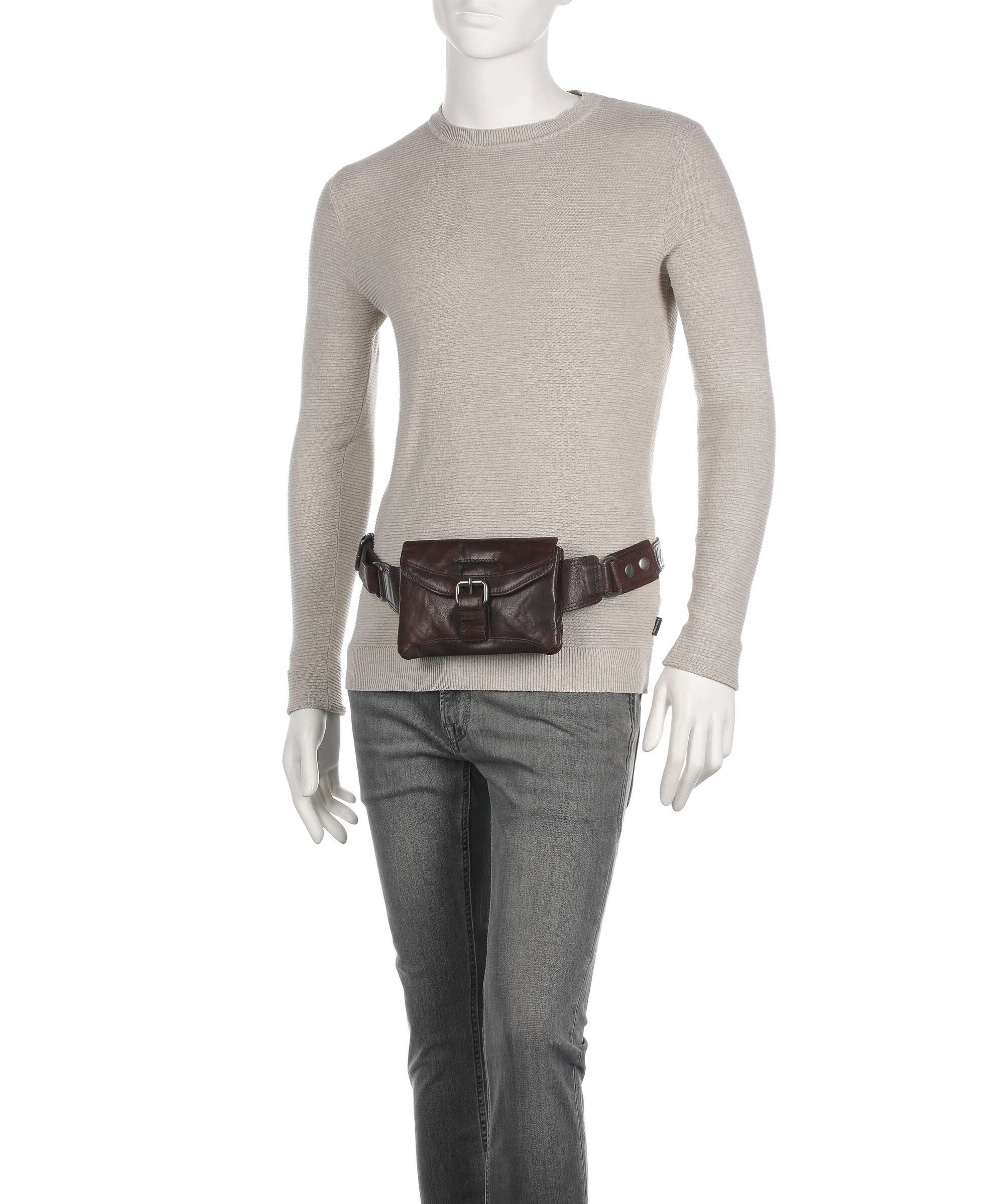 Spikes & Sparrow Bronco Belt bag dark brown - Image 4