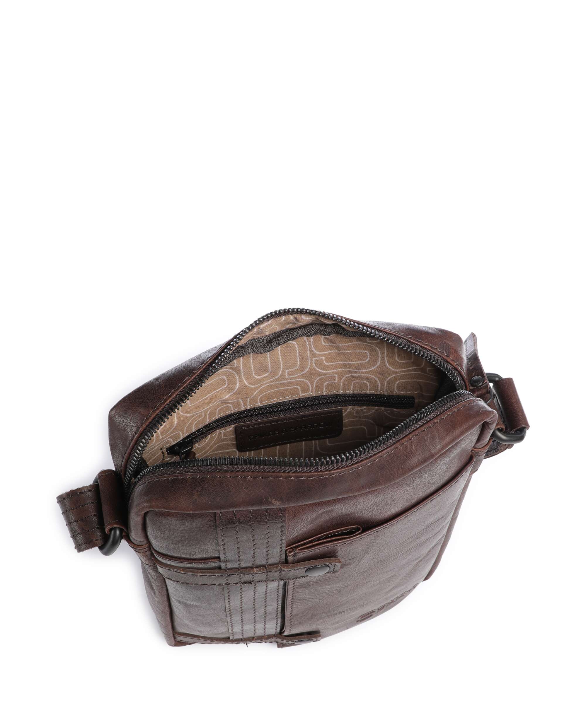 Spikes & Sparrow Bronco Benn Crossbody bag dark brown - Image 6