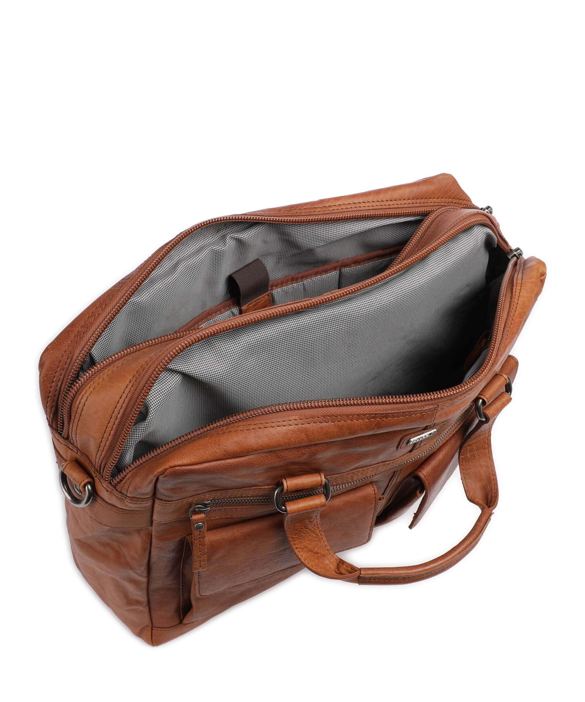 Spikes & Sparrow Bronco Briefcase cognac - Image 6