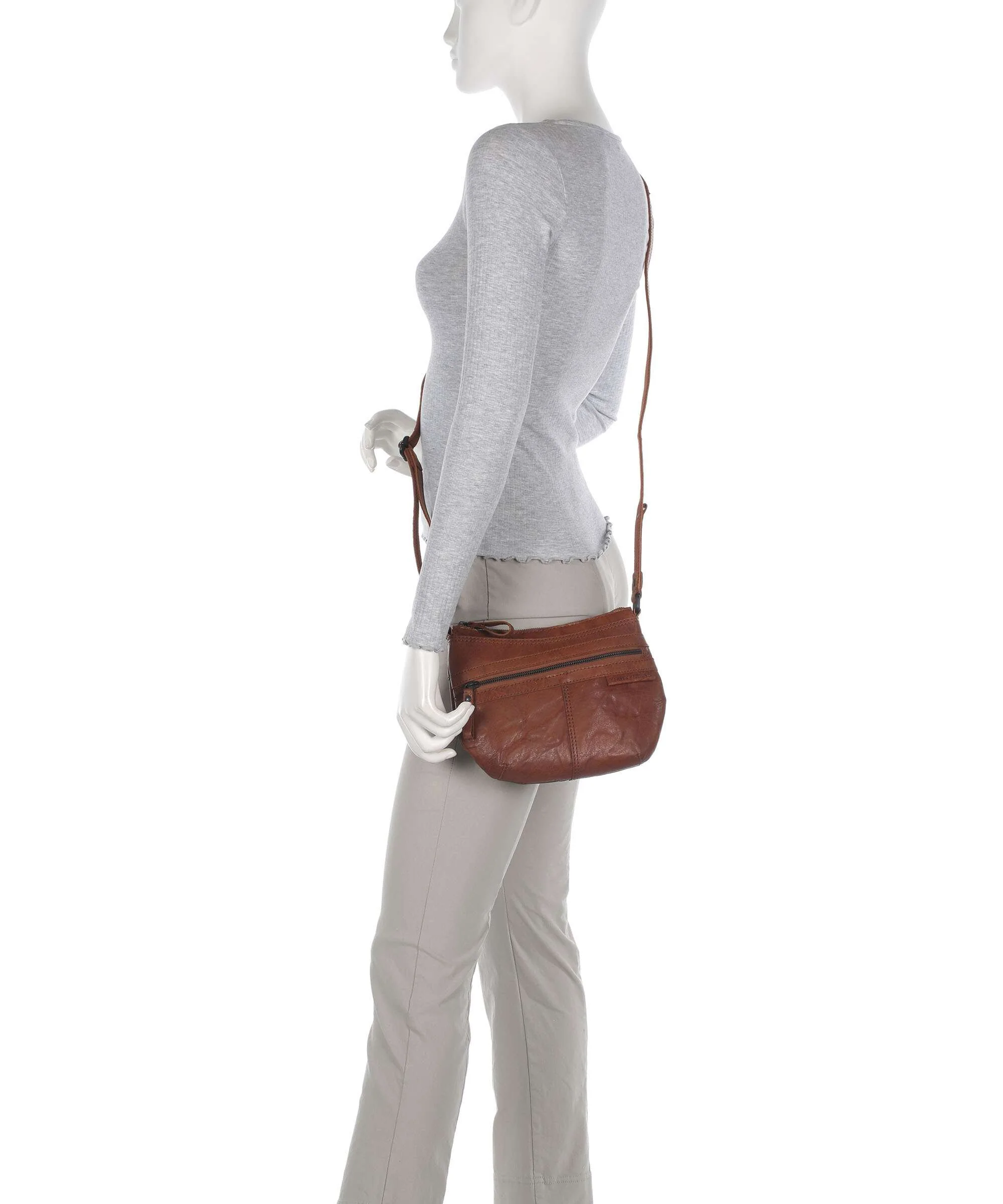 Spikes & Sparrow Bronco Camreen Crossbody bag brandy - Image 3