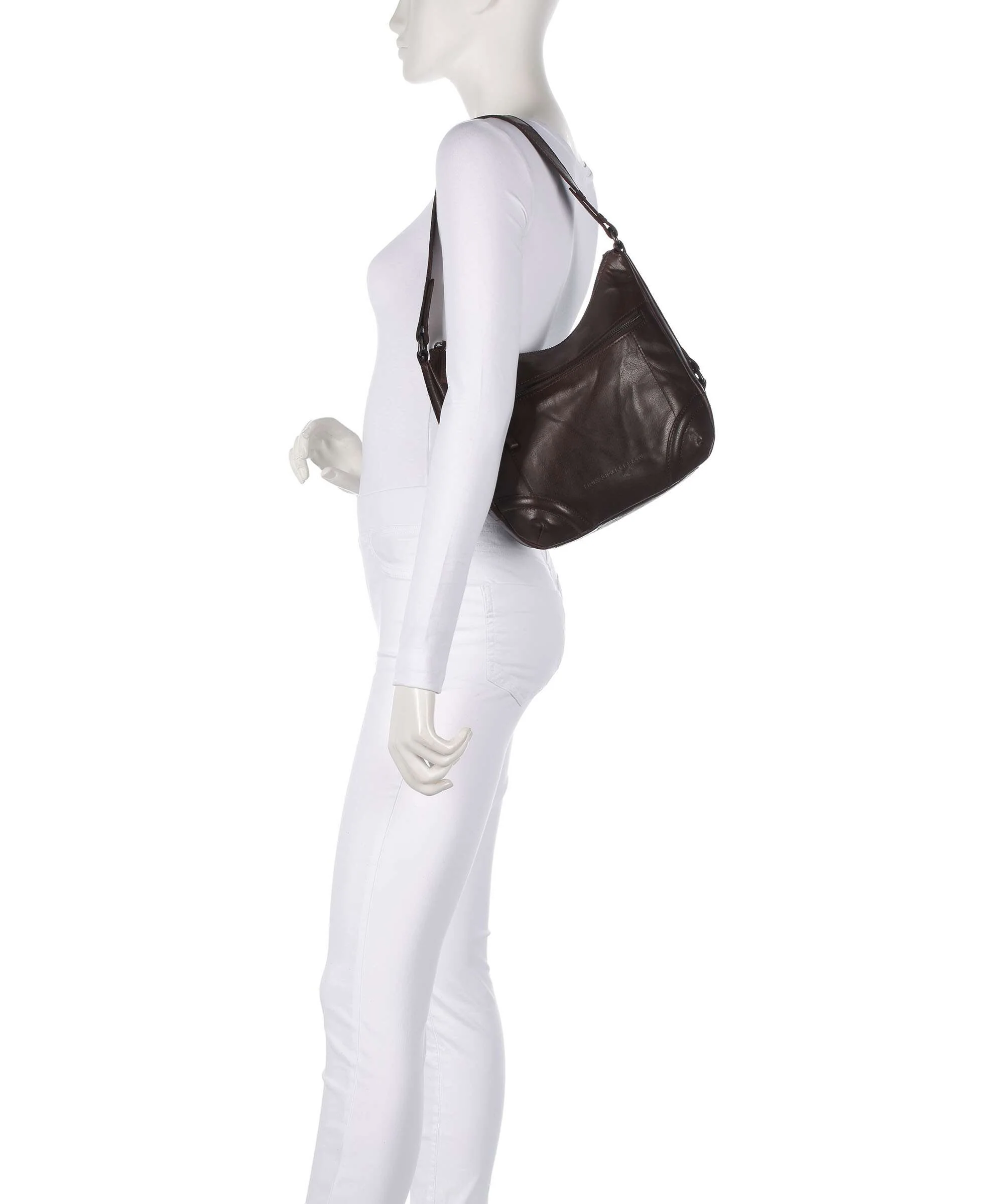 Spikes & Sparrow Bronco Candee Hobo bag dunkelbraun - Image 3