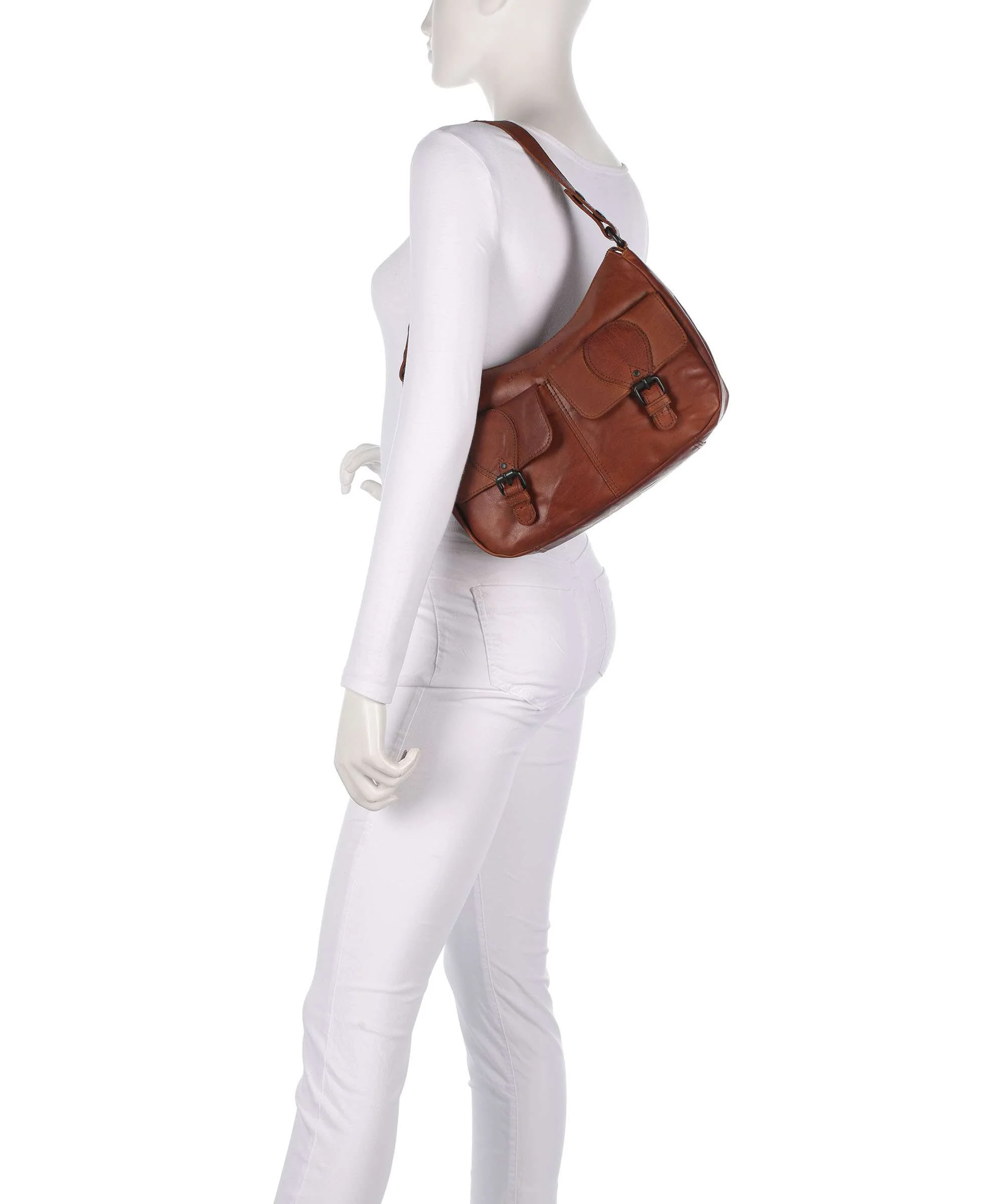 Spikes & Sparrow Bronco Ceileigh Shoulder bag brandy - Image 3
