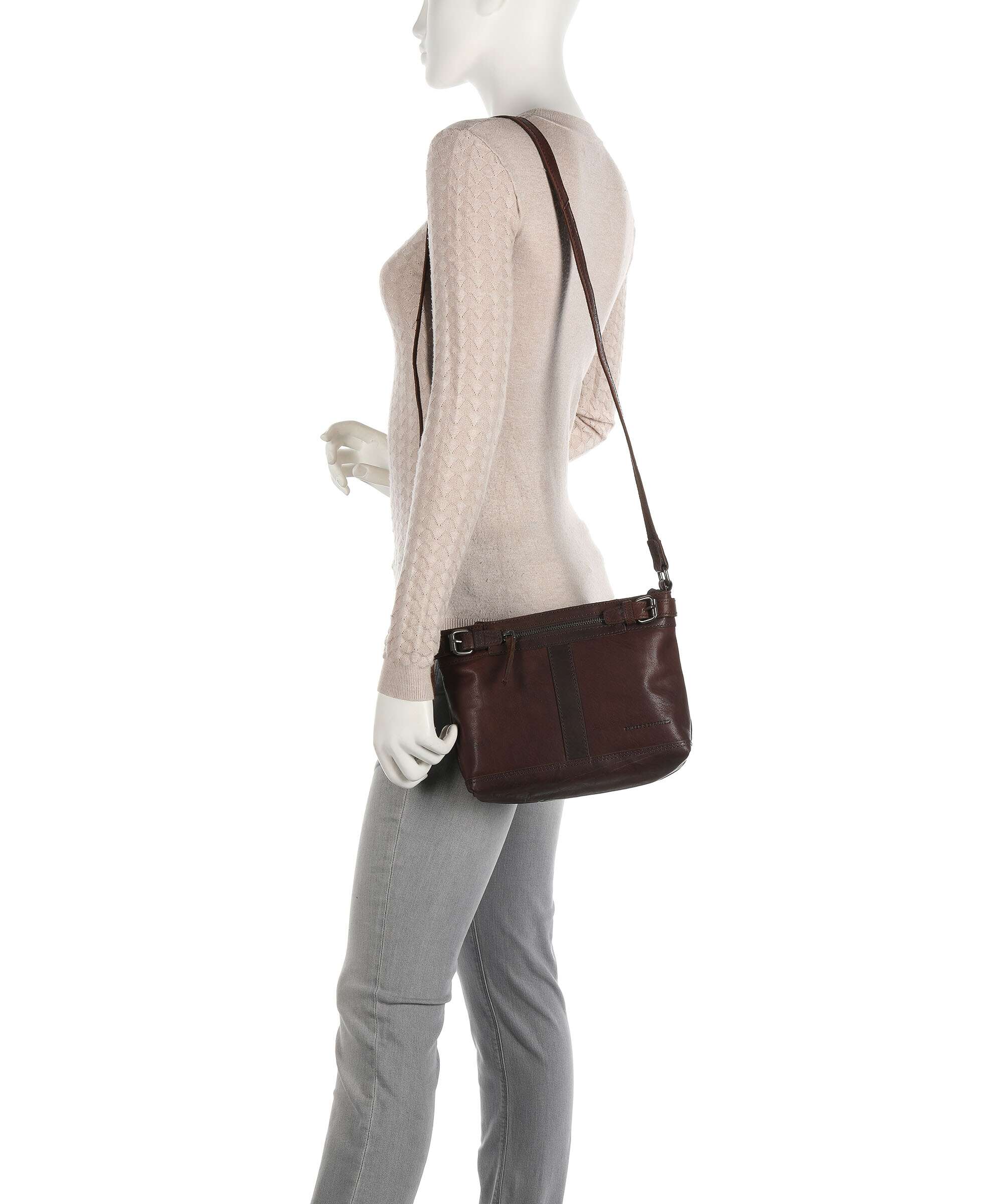 Spikes & Sparrow Bronco Crossbody bag dark brown - Image 3