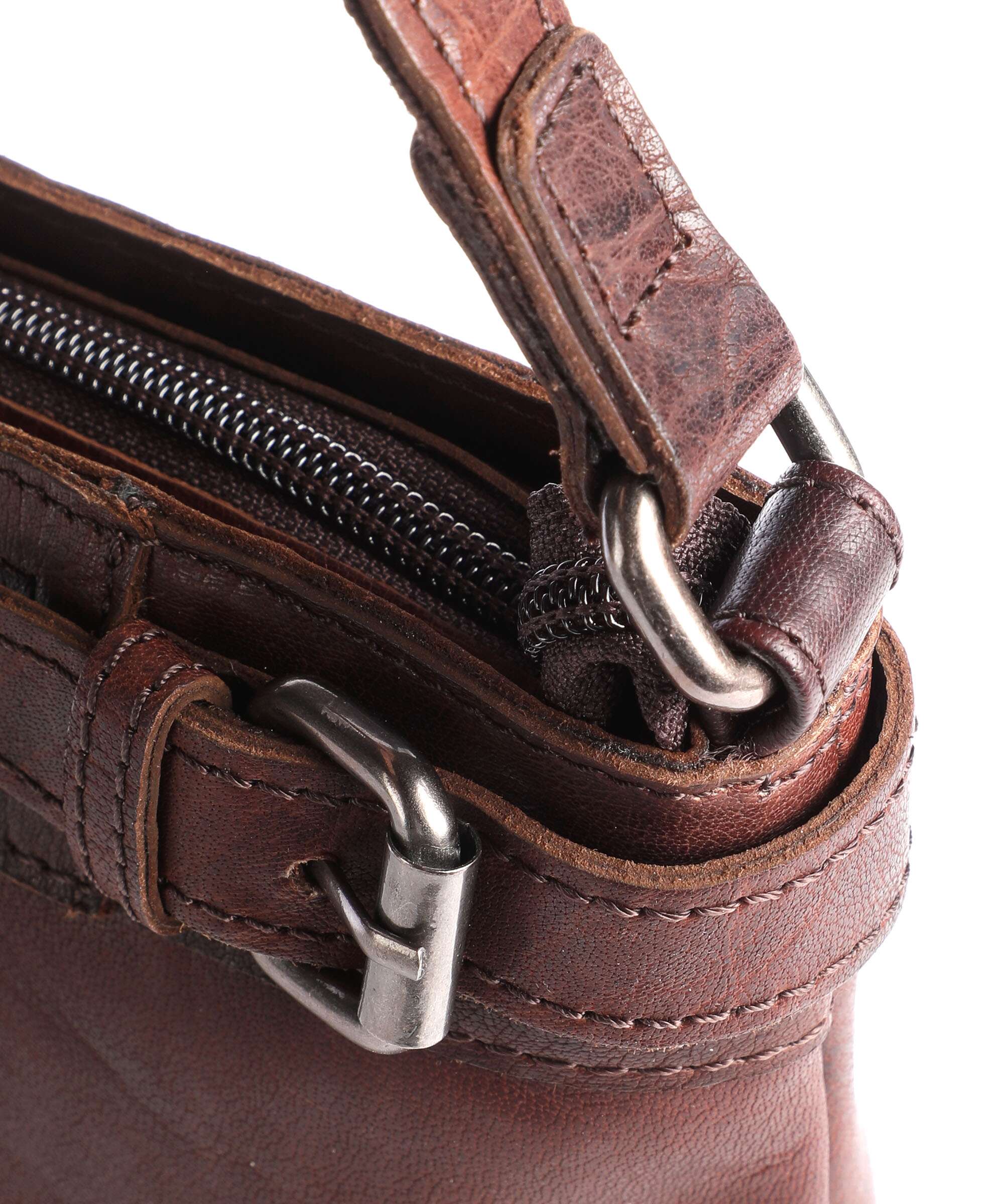 Spikes & Sparrow Bronco Crossbody bag dark brown - Image 4