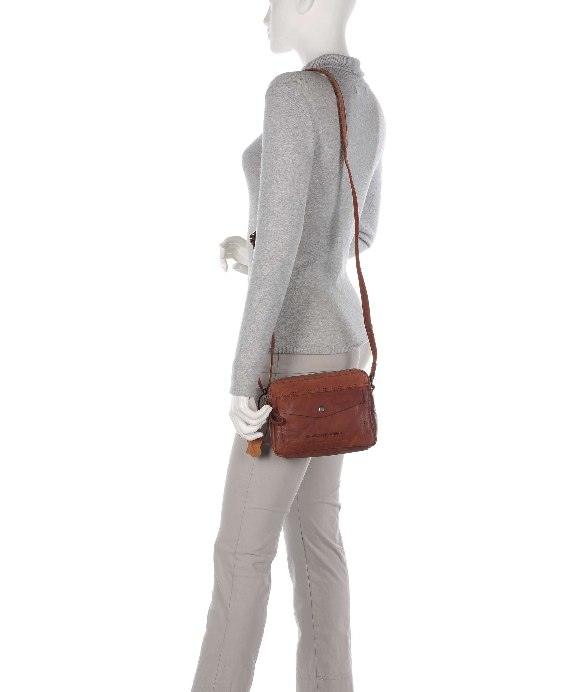 Spikes & Sparrow Bronco Crossbody bag brandy - Image 3