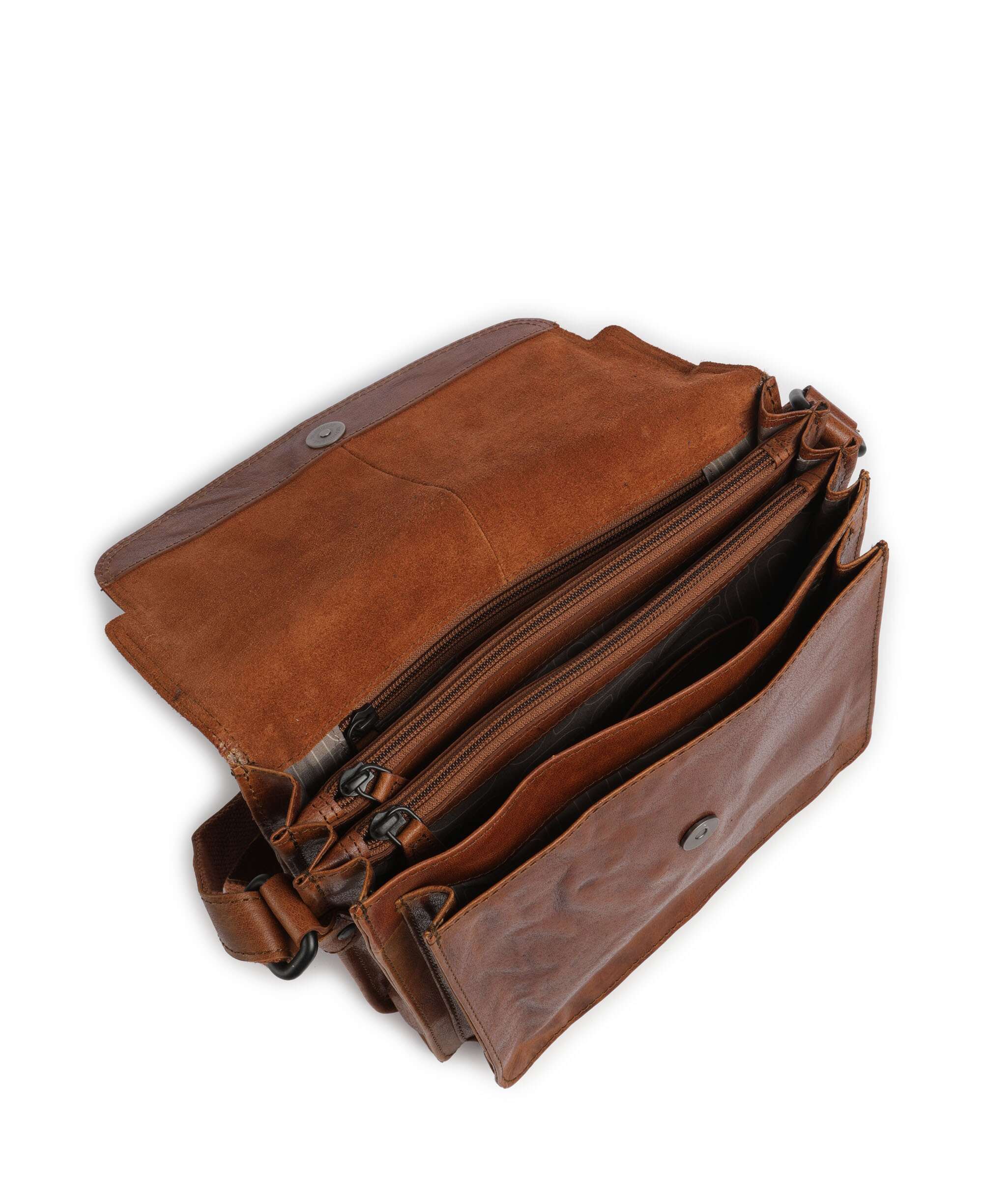 Spikes & Sparrow Bronco Frederique Crossbody bag brandy - Image 6