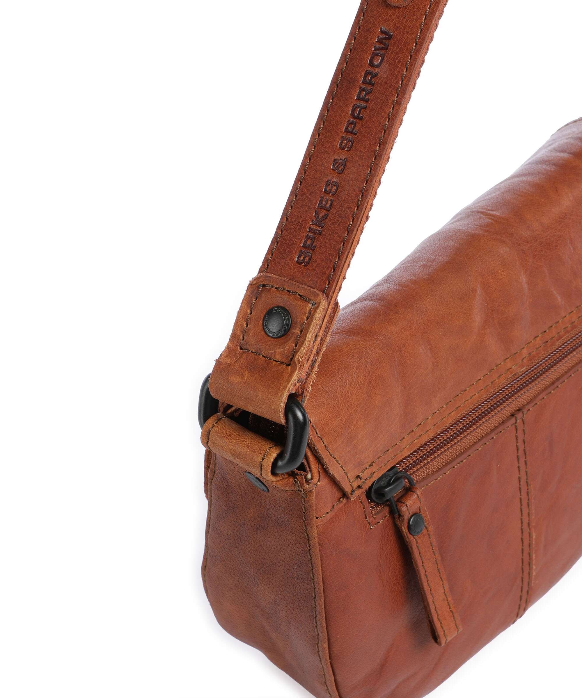 Spikes & Sparrow Bronco Genya Crossbody bag brandy - Image 4