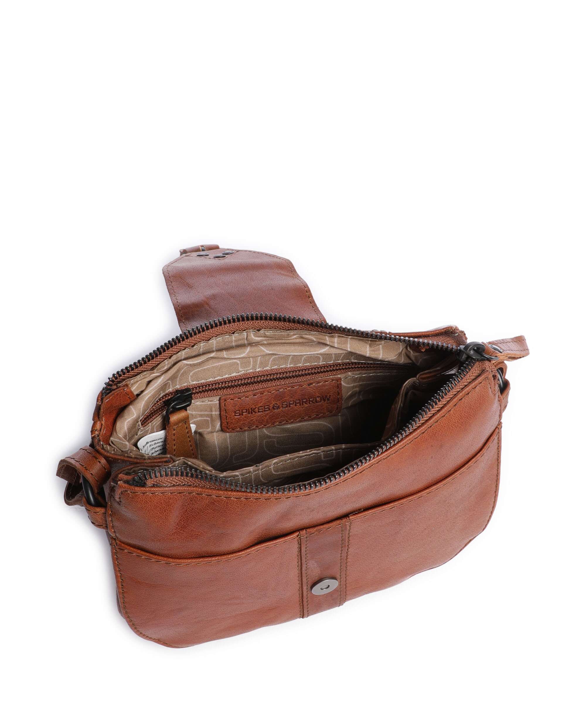 Spikes & Sparrow Bronco Krystina Crossbody bag brandy - Image 6