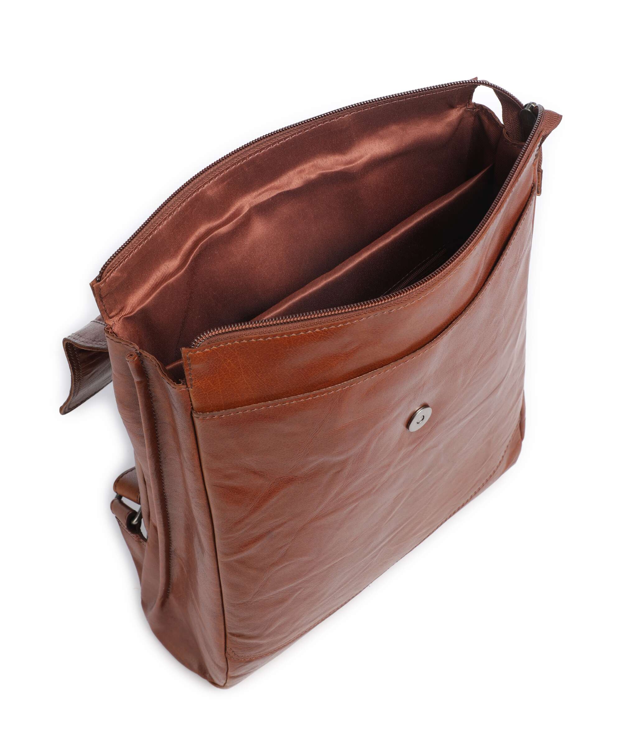 Spikes & Sparrow Bronco Marlotte Laptop backpack brandy - Image 5