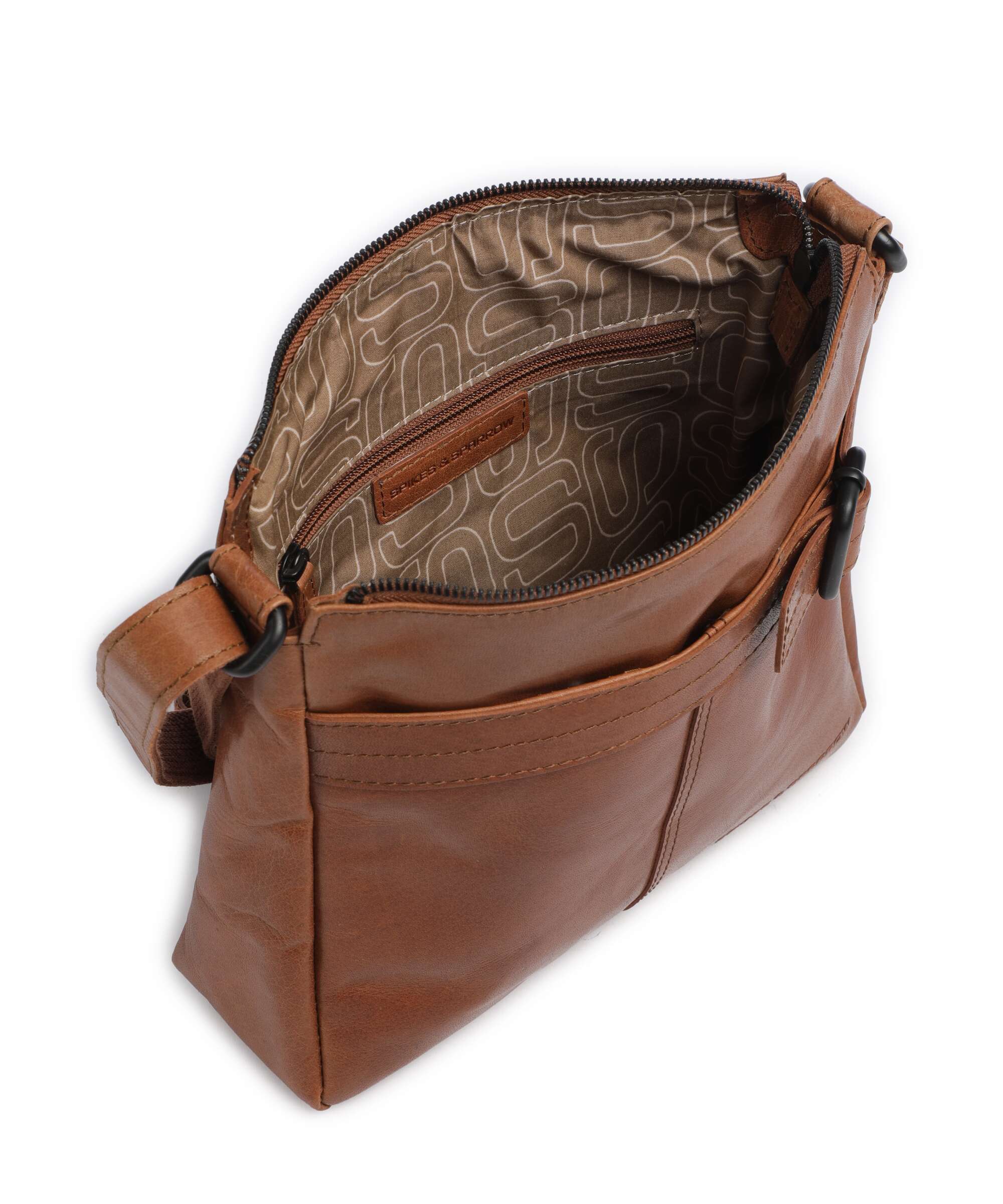 Spikes & Sparrow Bronco Teddi Crossbody bag brandy - Image 5