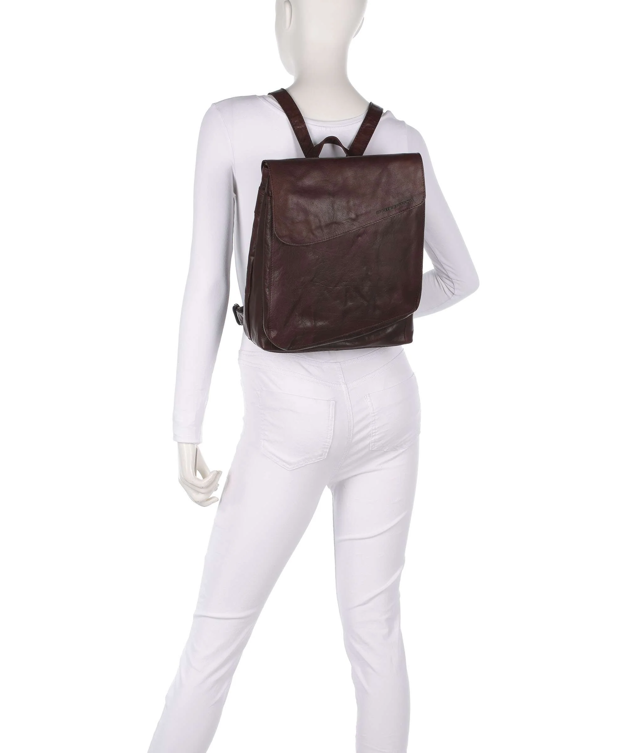 Spikes & Sparrow Bronco Tina Backpack dark brown - Image 3