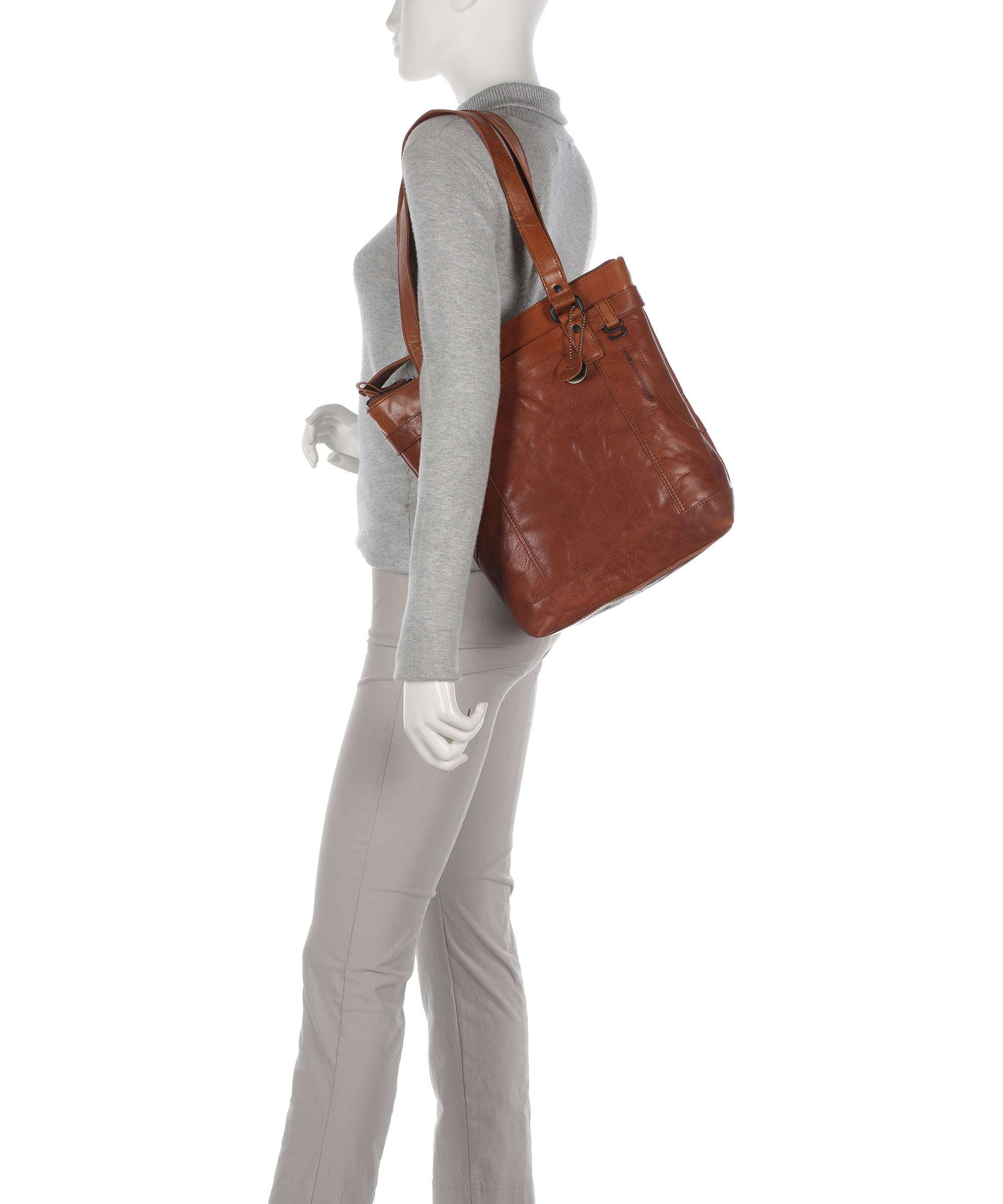 Spikes & Sparrow Bronco Tote bag cognac - Image 3