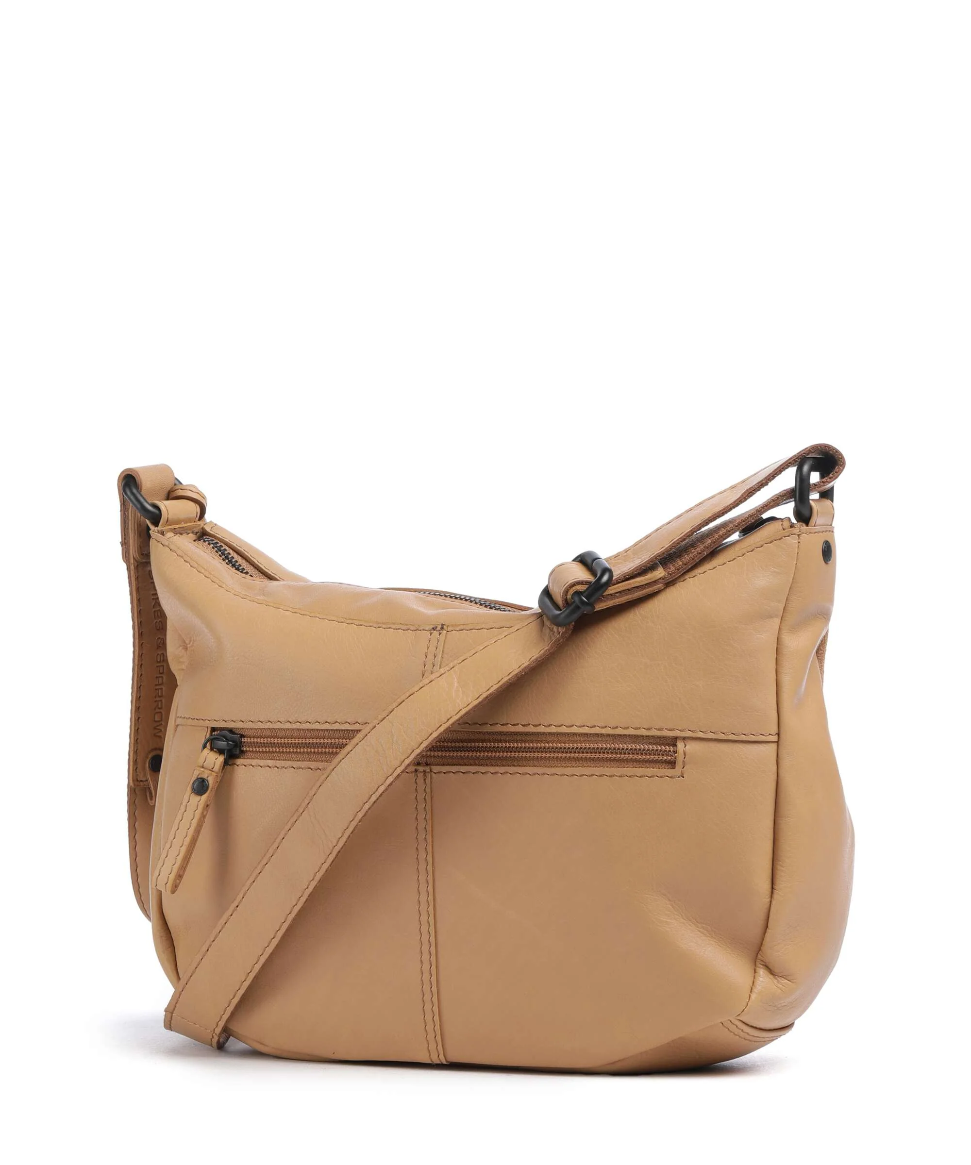 Spikes & Sparrow Suede Mix Lorain Crossbody bag camel - Image 2