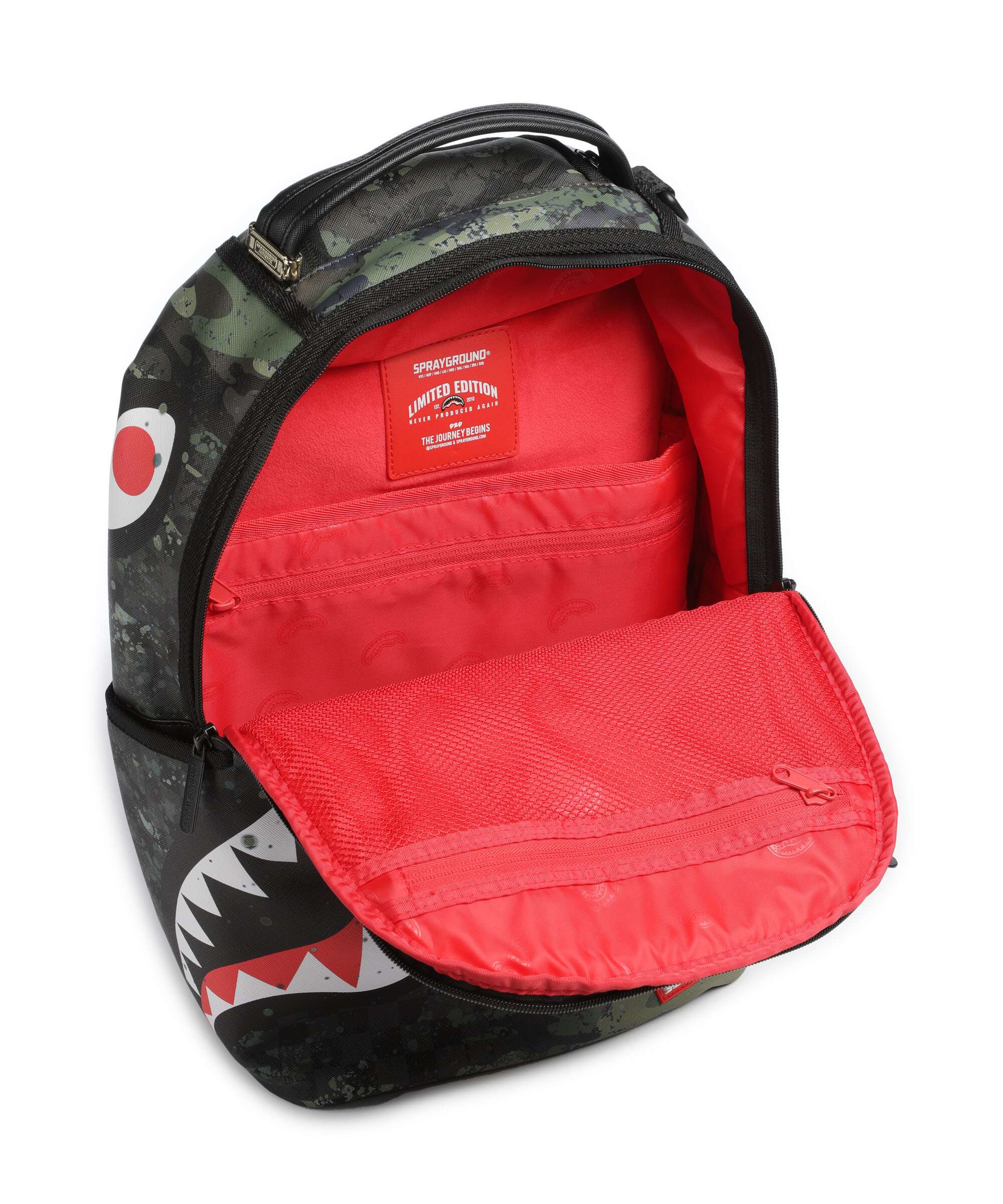 Sprayground Camo Splash Backpack green - Image 5