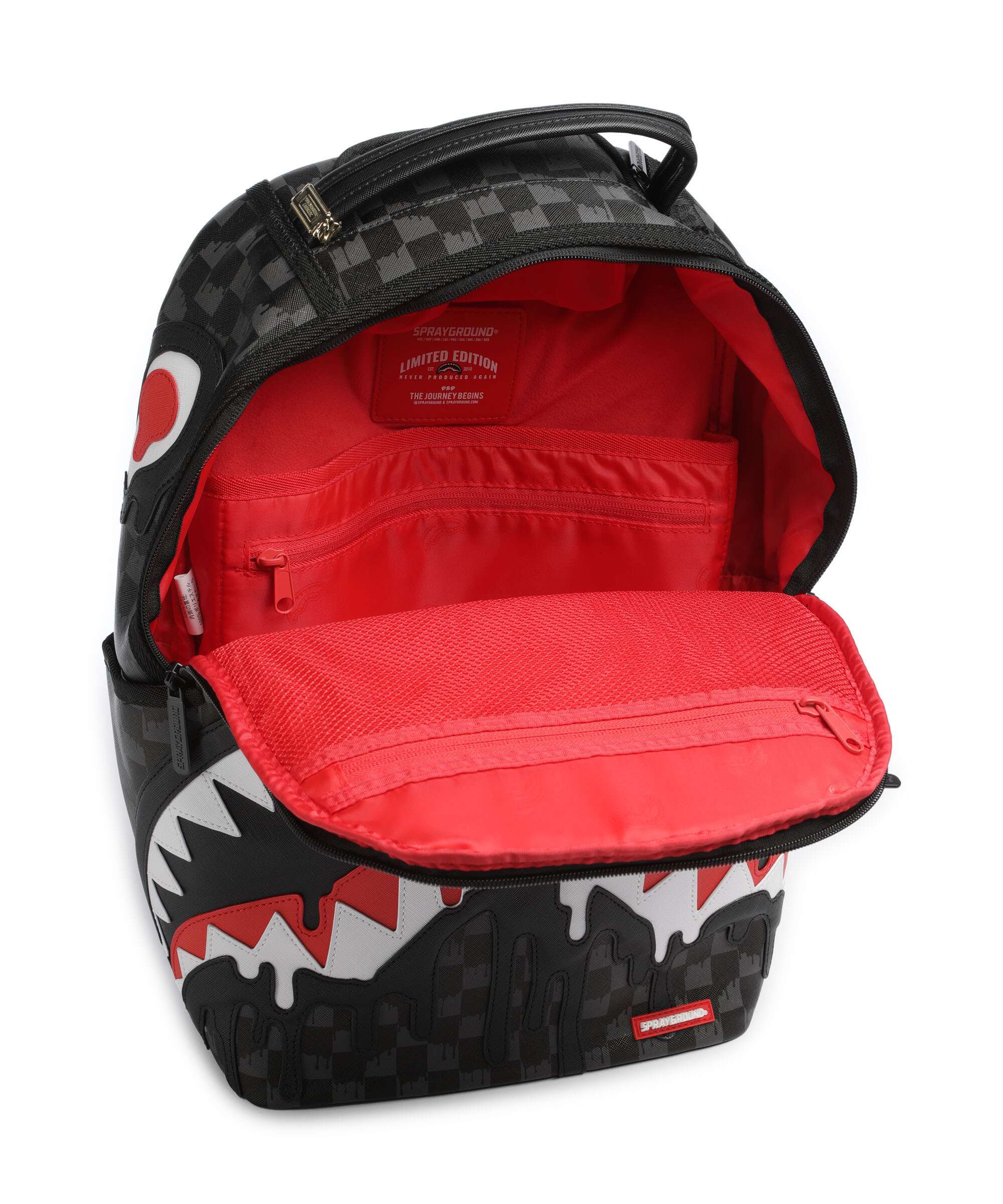 Sprayground Dripping Sharks in Paris Backpack black - Image 5