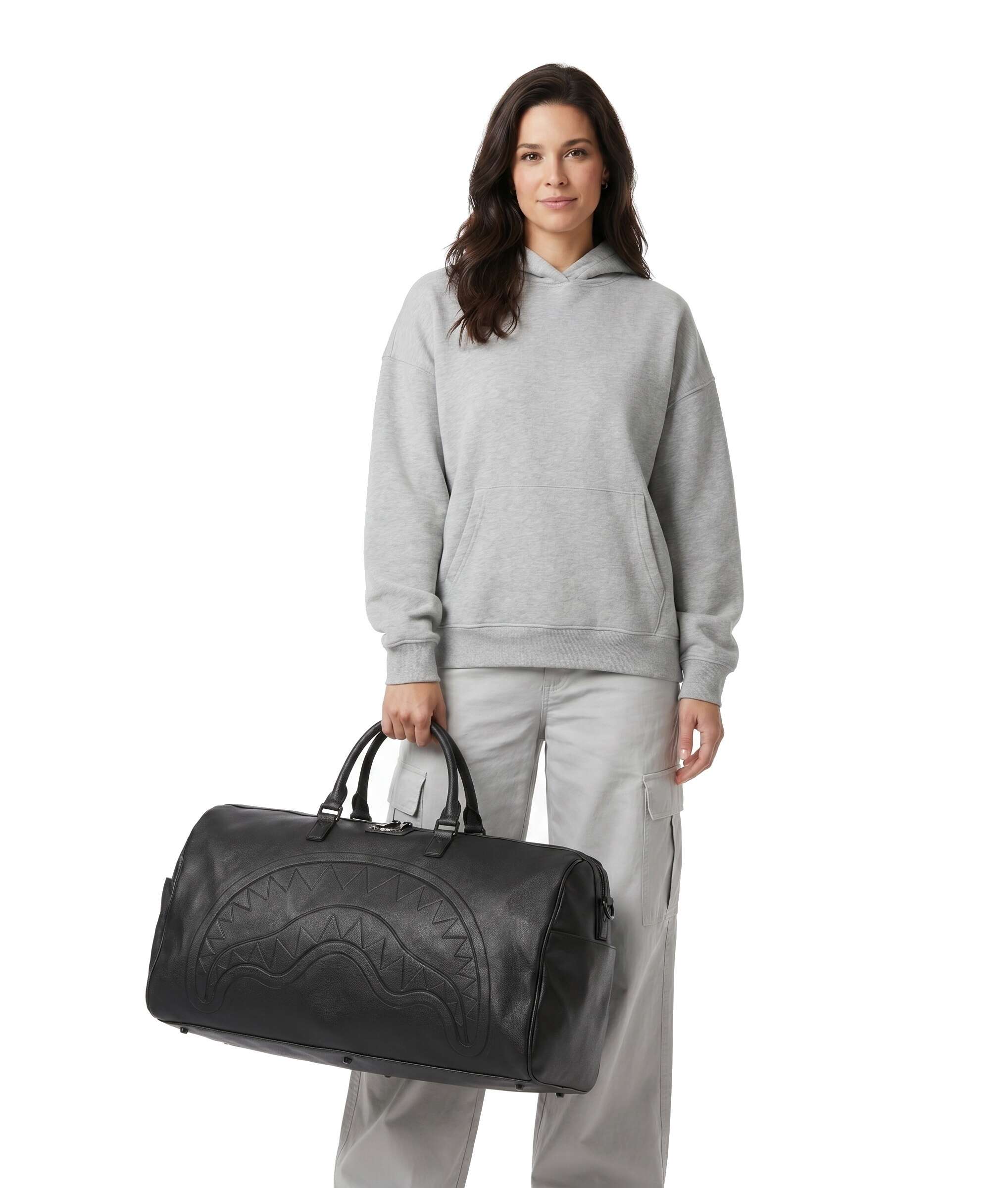 Sprayground Gold Brick Luxe Weekend bag black - Image 3