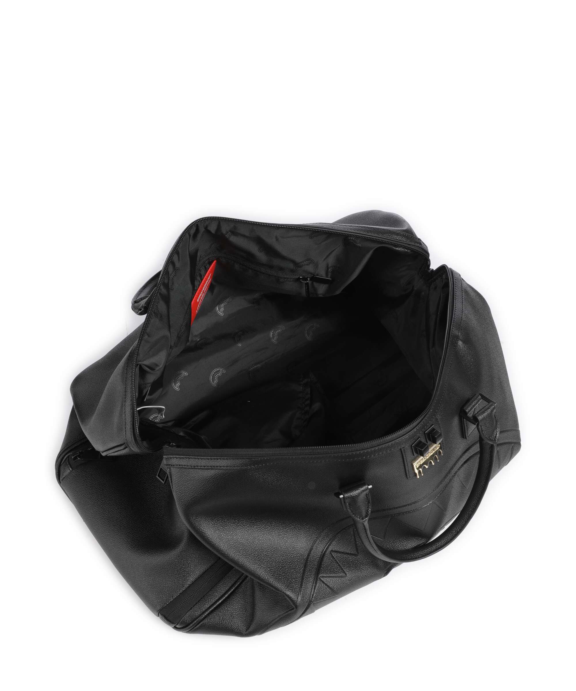 Sprayground Gold Brick Luxe Weekend bag black - Image 7