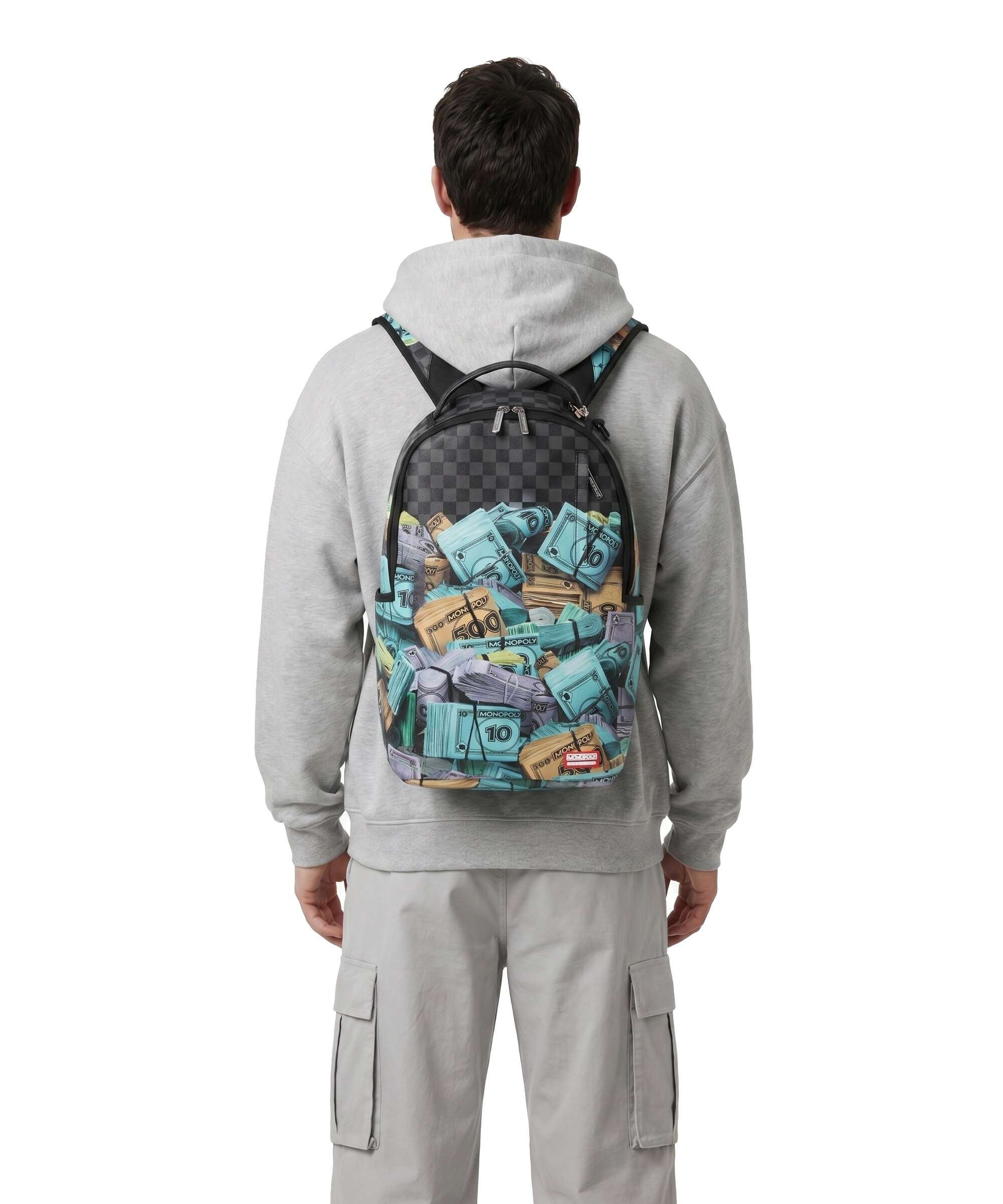 Sprayground Monopoly Money Stacks Backpack multicolour - Image 3
