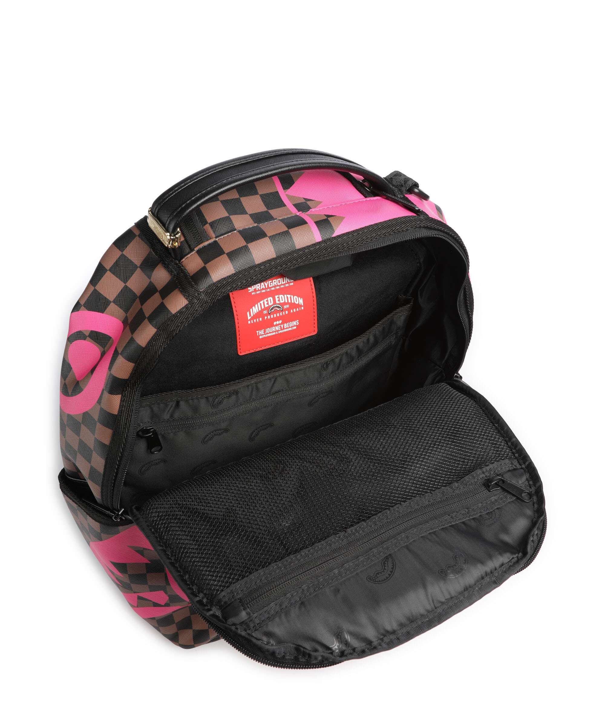 Sprayground Pink Bear Shark Backpack multicolour - Image 5