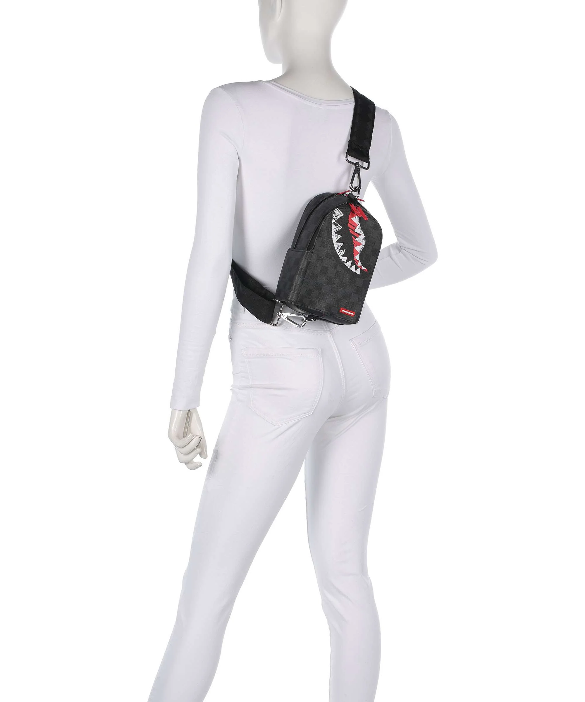 Sprayground Scribble Shark Sling bag multicolour - Image 3