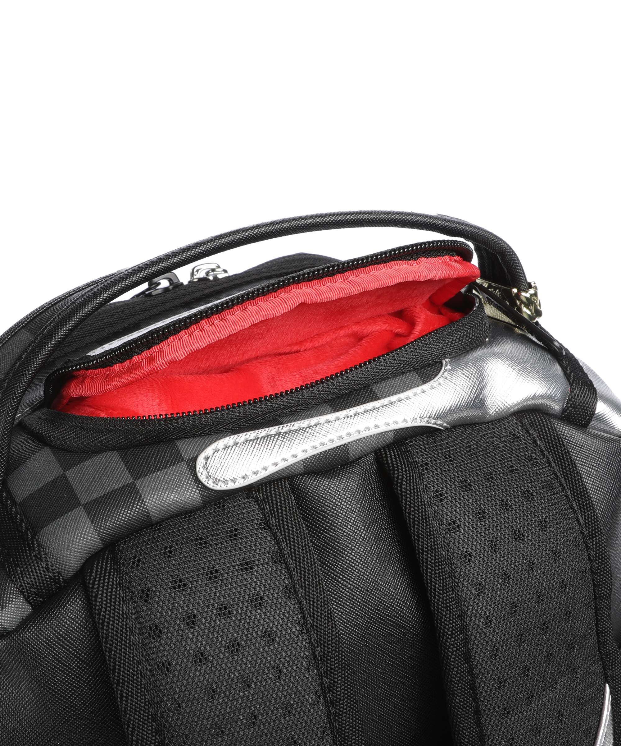 Sprayground Silver Side Drip Backpack silver - Image 4