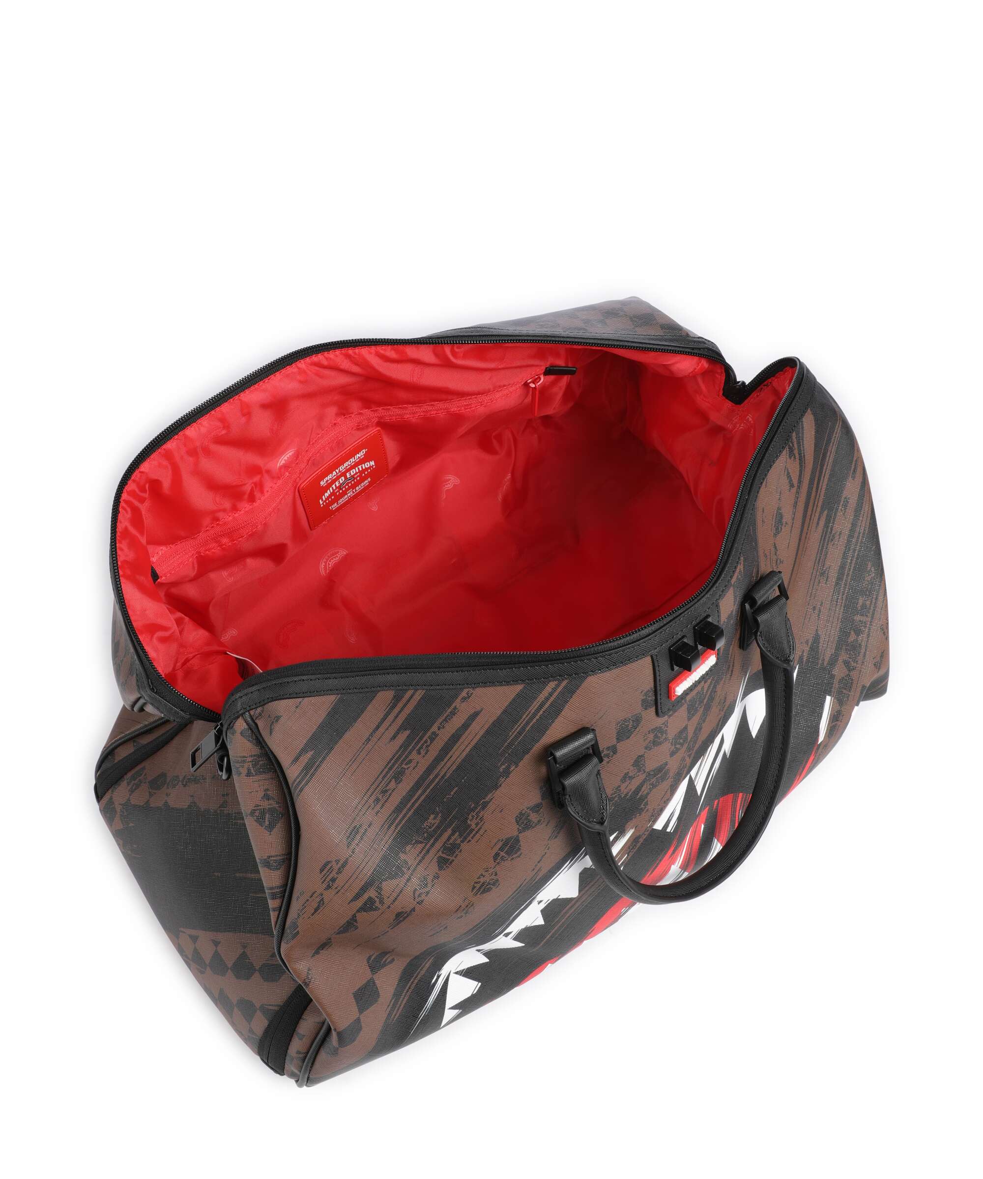 Sprayground Smeared Grunge Weekend bag brown - Image 7