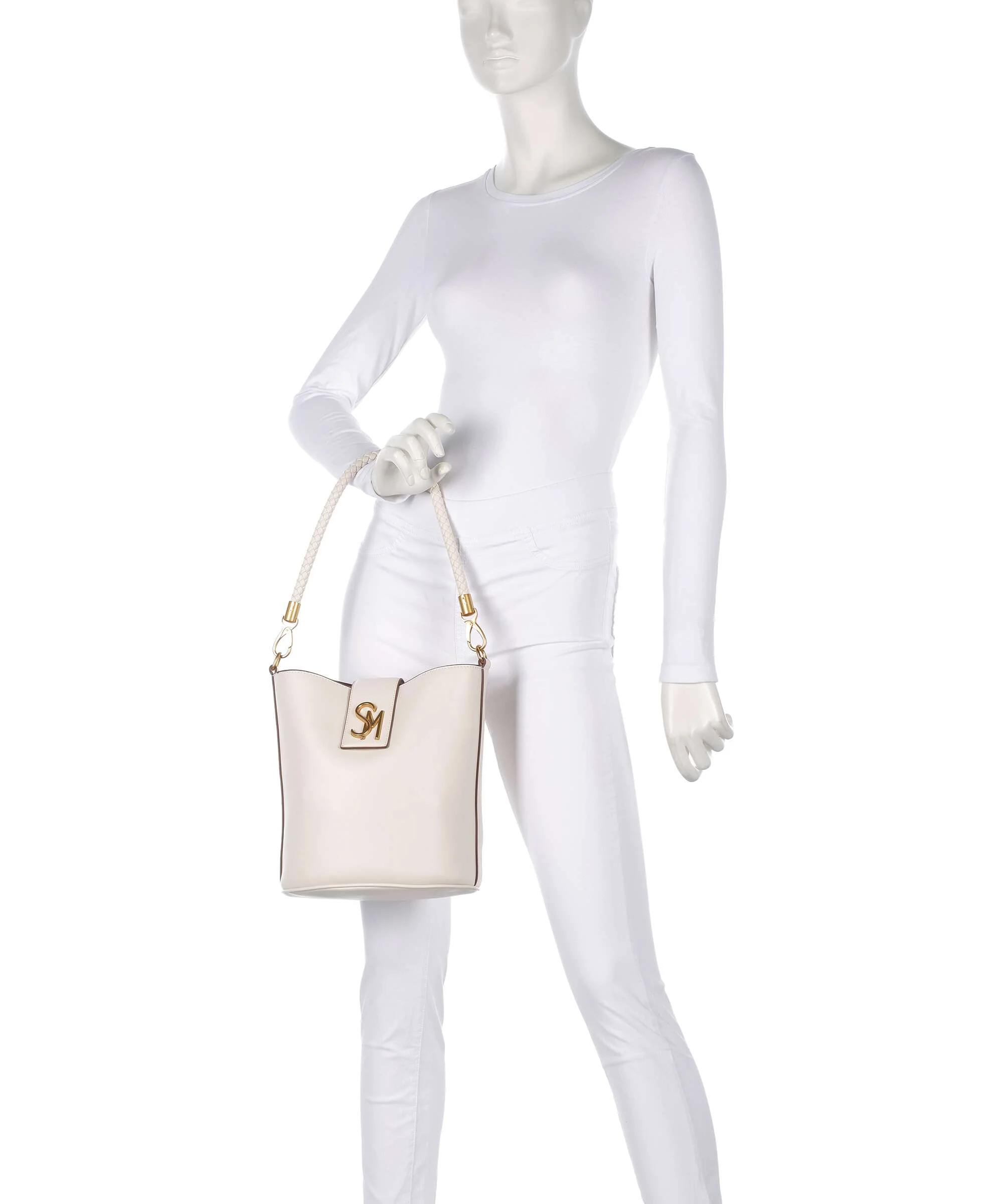 Steve Madden BARRIE Bucket bag bone/gold - Image 3