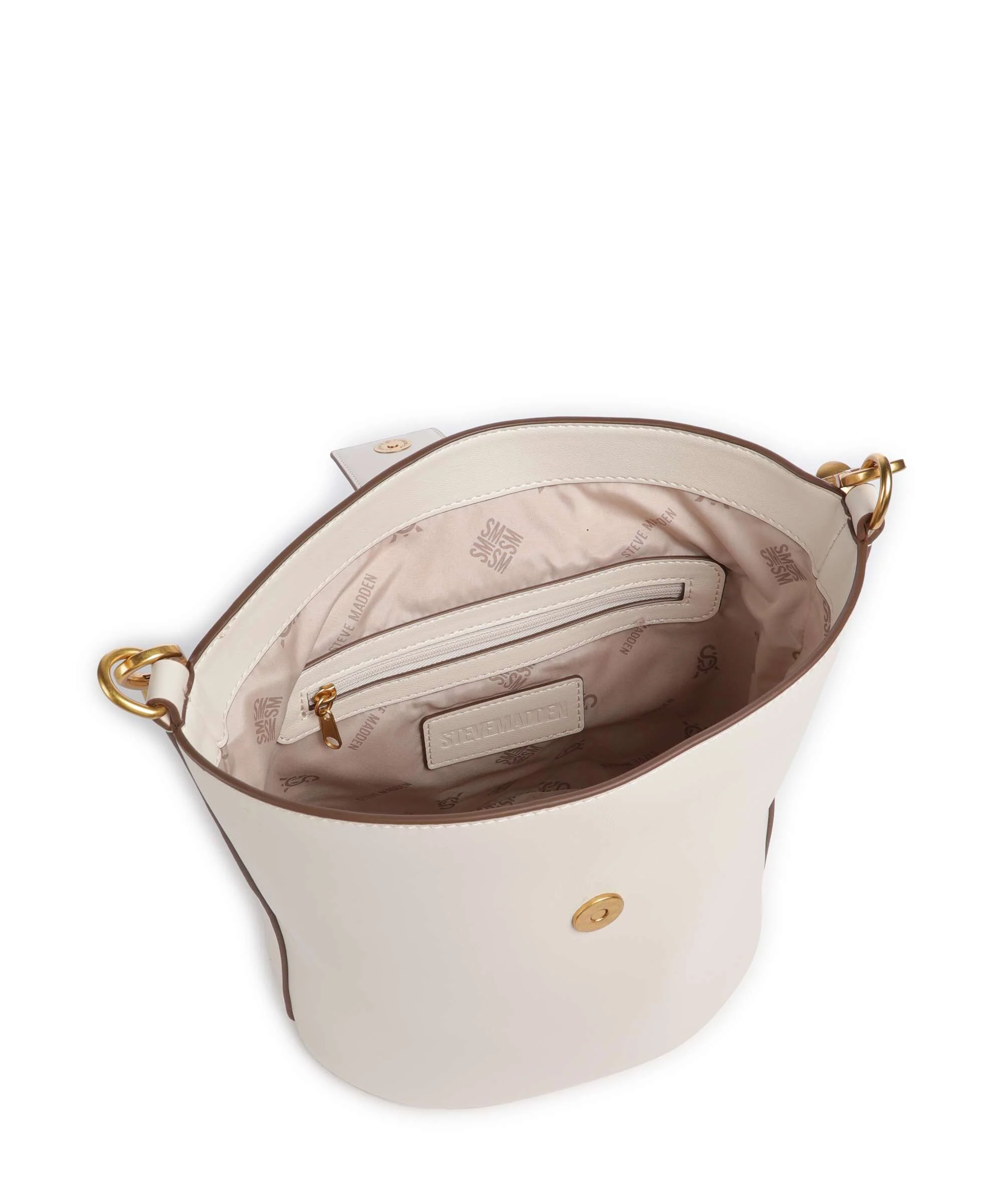 Steve Madden BARRIE Bucket bag bone/gold - Image 7