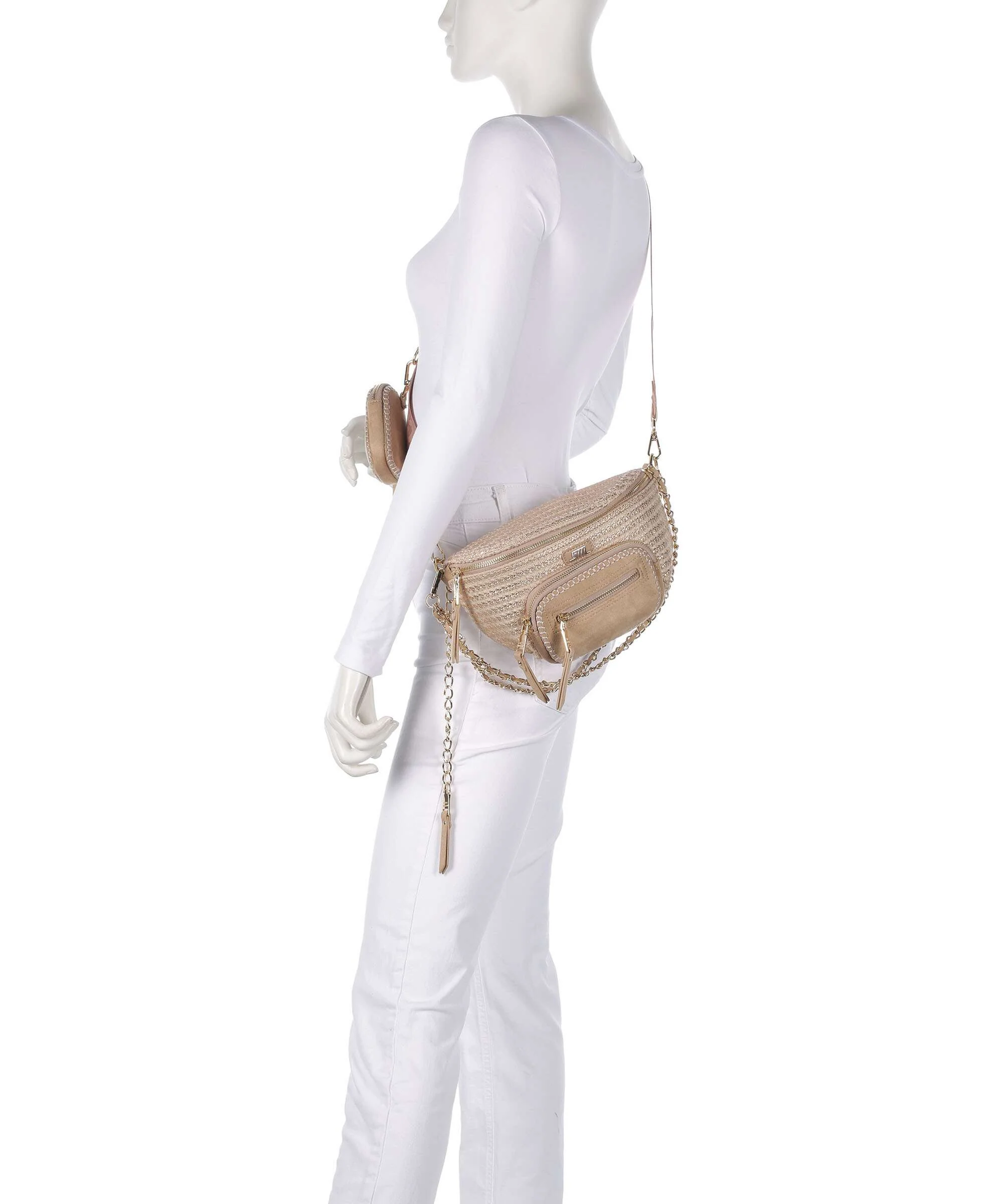 Steve Madden BDOUBLES Crossbody bag cream/gold - Image 3