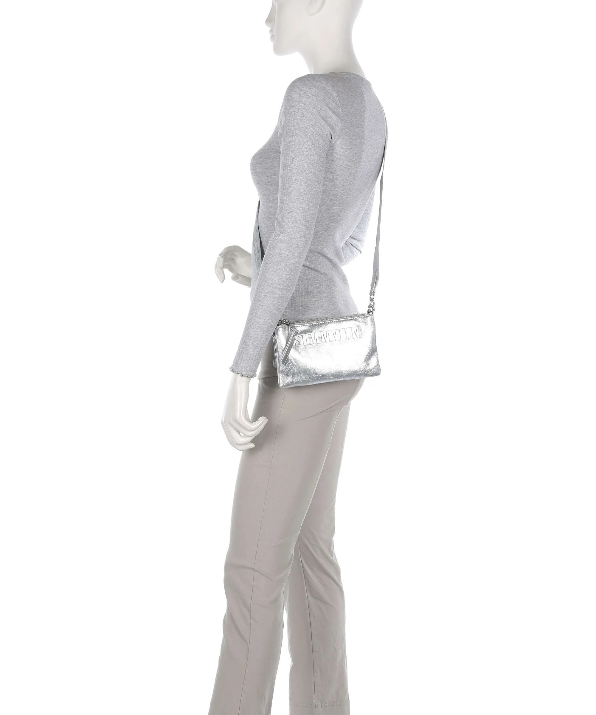 Steve Madden BNICCO Crossbody bag silver - Image 3
