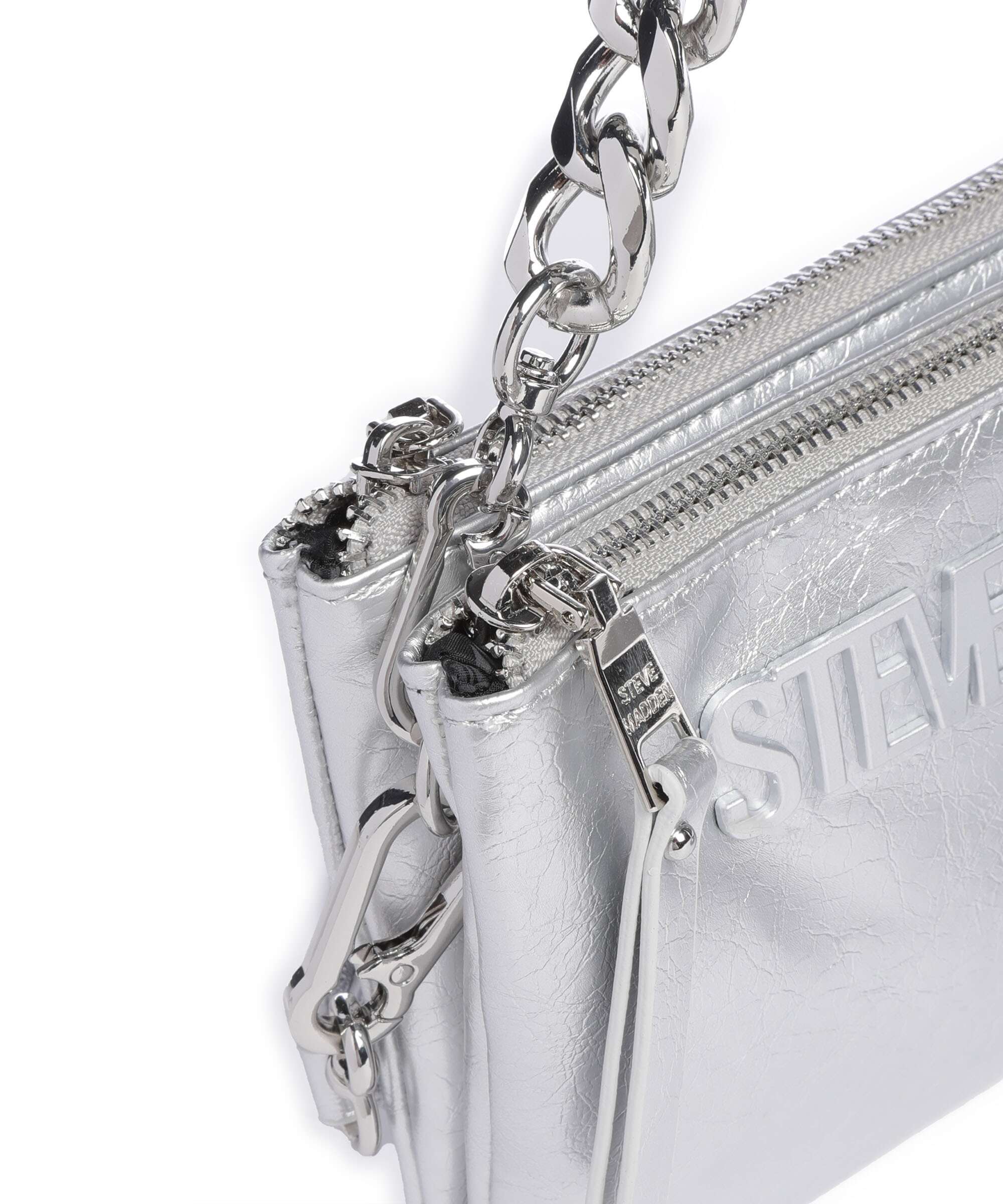 Steve Madden BNICCO Crossbody bag silver - Image 4