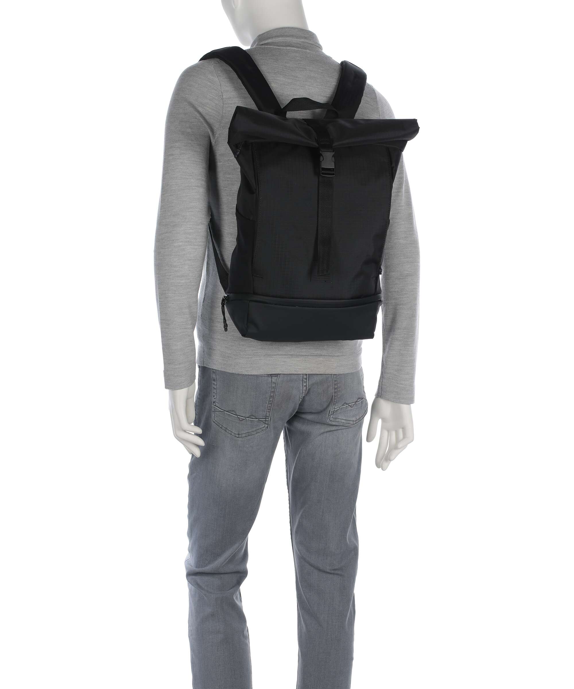 Strellson New Ham Eddie Rolltop backpack black - Image 4